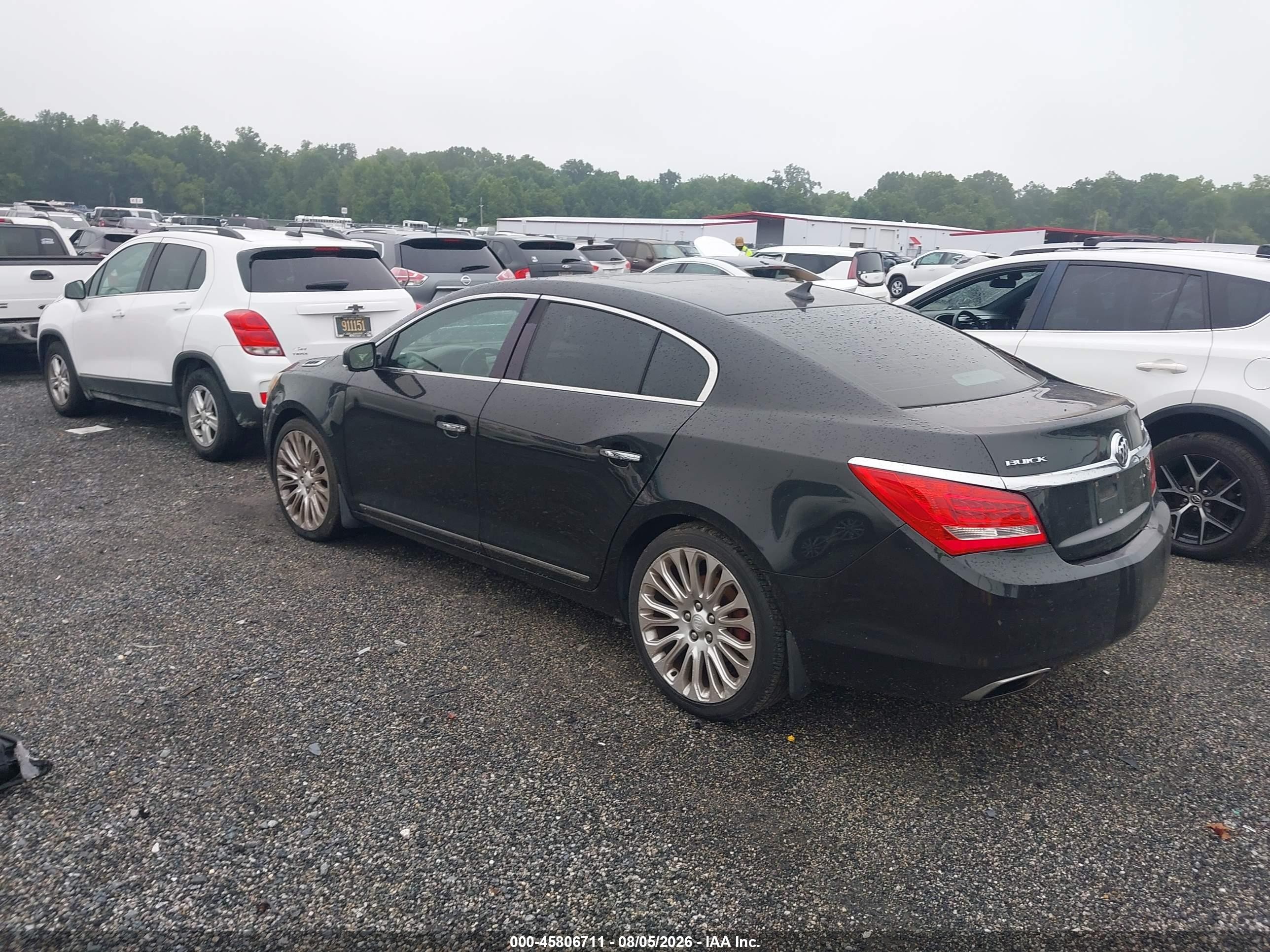 2014 Buick Lacrosse Premium Ii Group Black vin: 1G4GF5G35EF262736