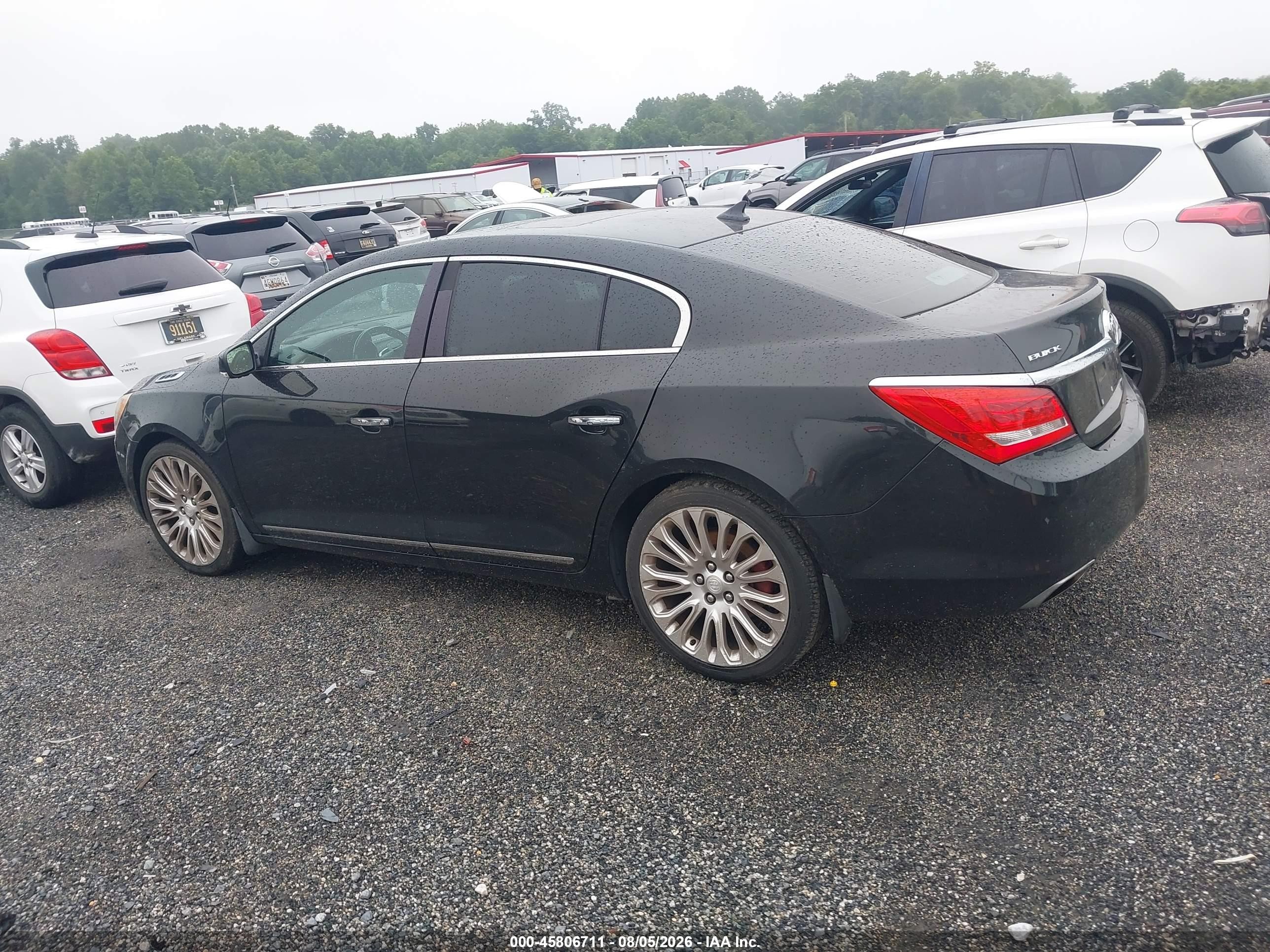 2014 Buick Lacrosse Premium Ii Group Black vin: 1G4GF5G35EF262736