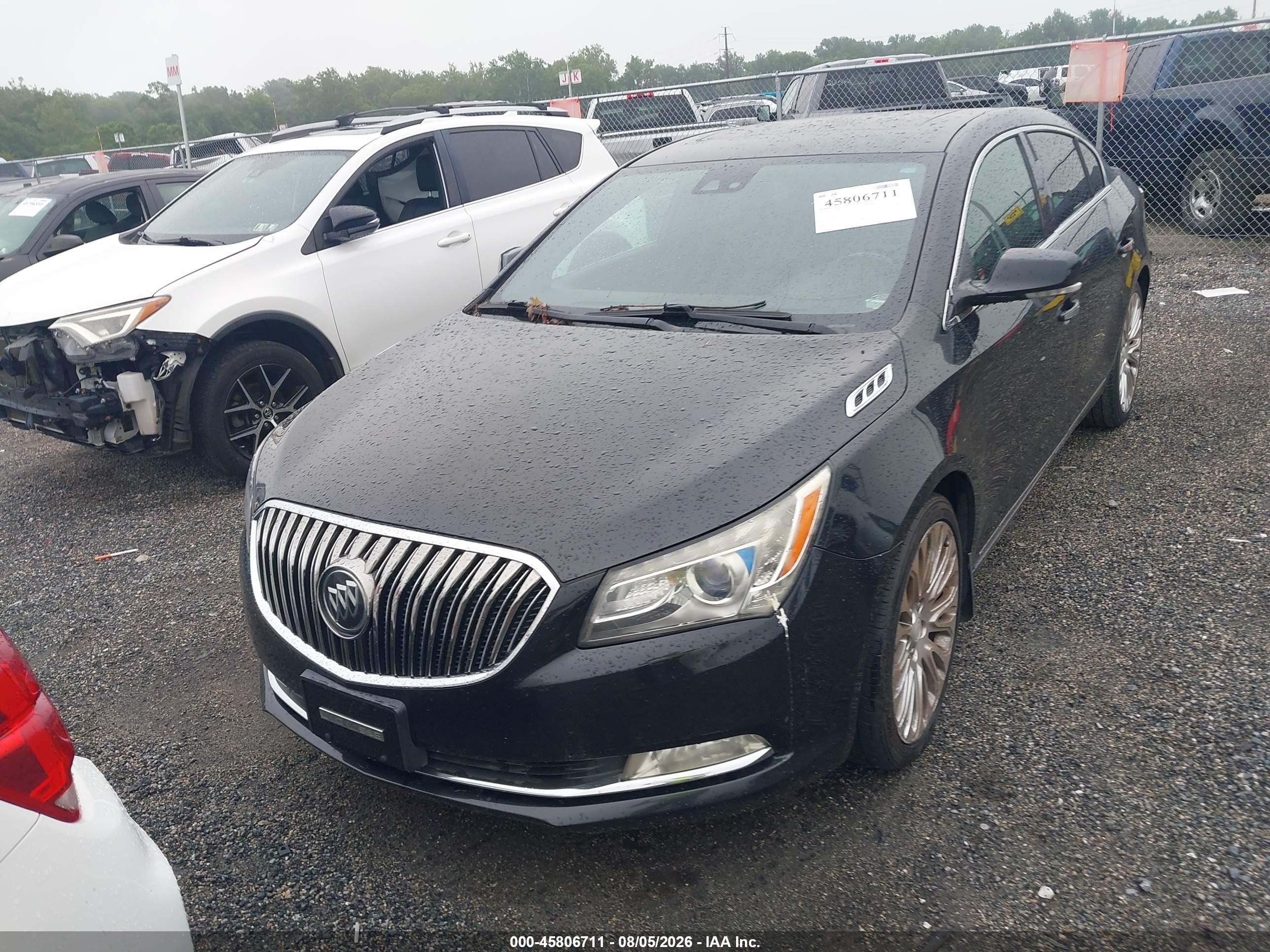 2014 Buick Lacrosse Premium Ii Group Black vin: 1G4GF5G35EF262736