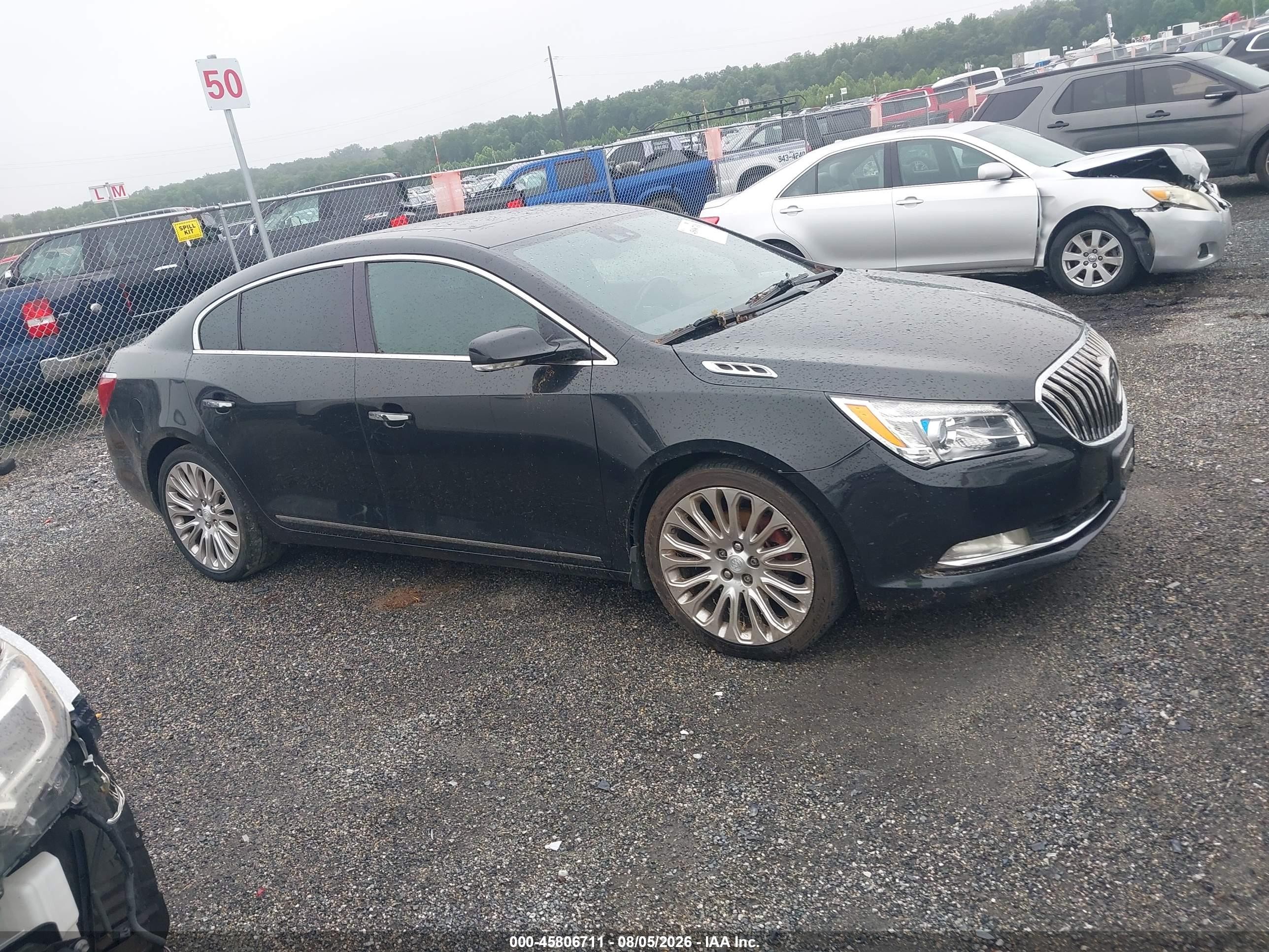 2014 Buick Lacrosse Premium Ii Group Black vin: 1G4GF5G35EF262736