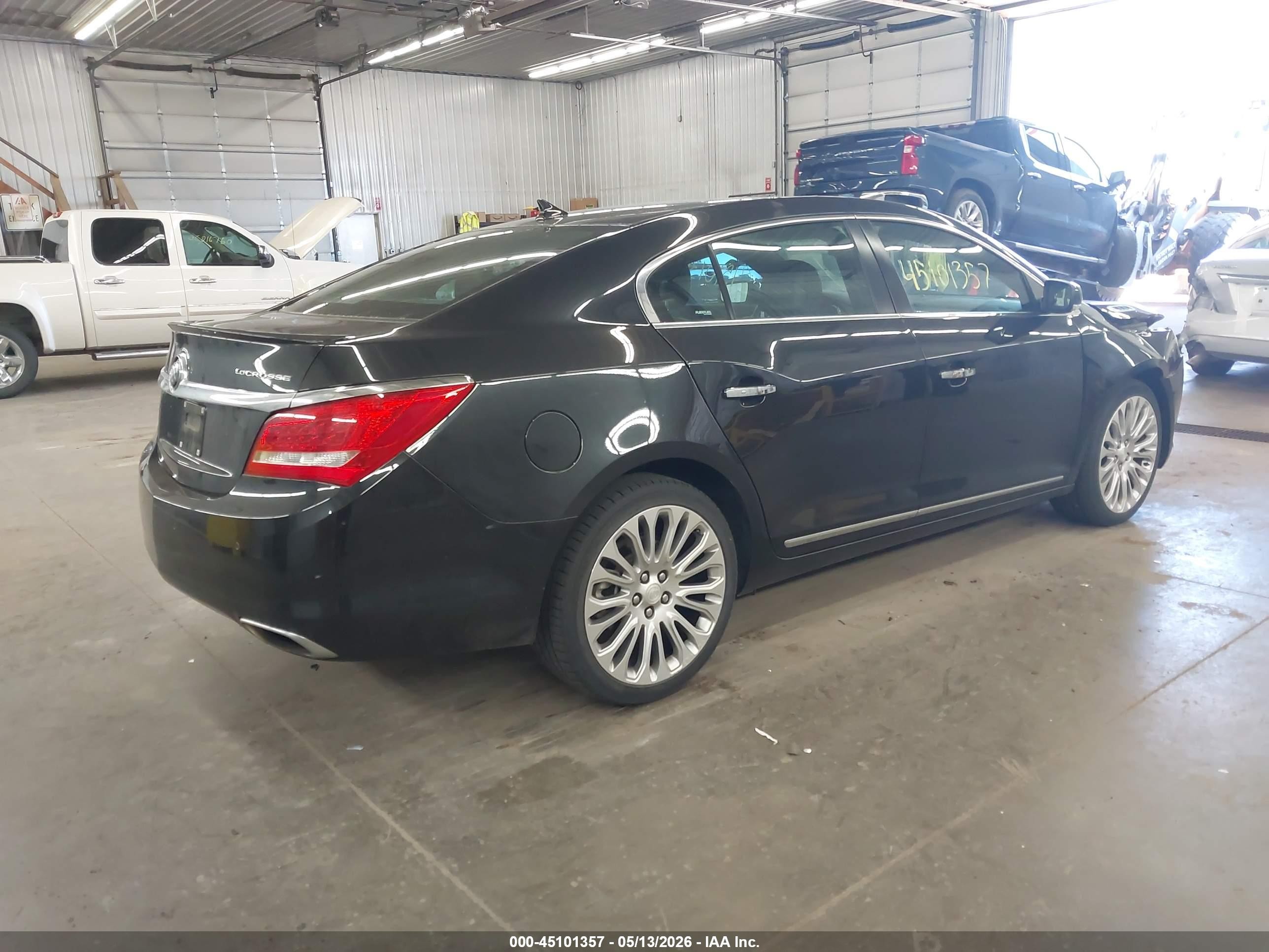 2014 Buick Lacrosse Premium Ii Group Black vin: 1G4GF5G36EF209978