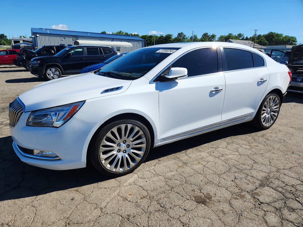 2014 Buick Lacrosse Touring Белый vin: 1G4GF5G36EF224464