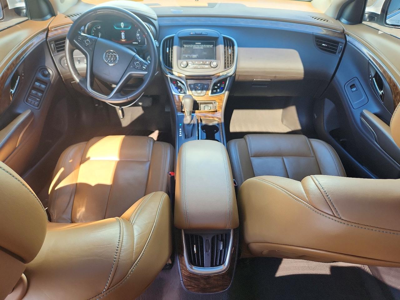 2014 Buick Lacrosse Touring White vin: 1G4GF5G36EF224464