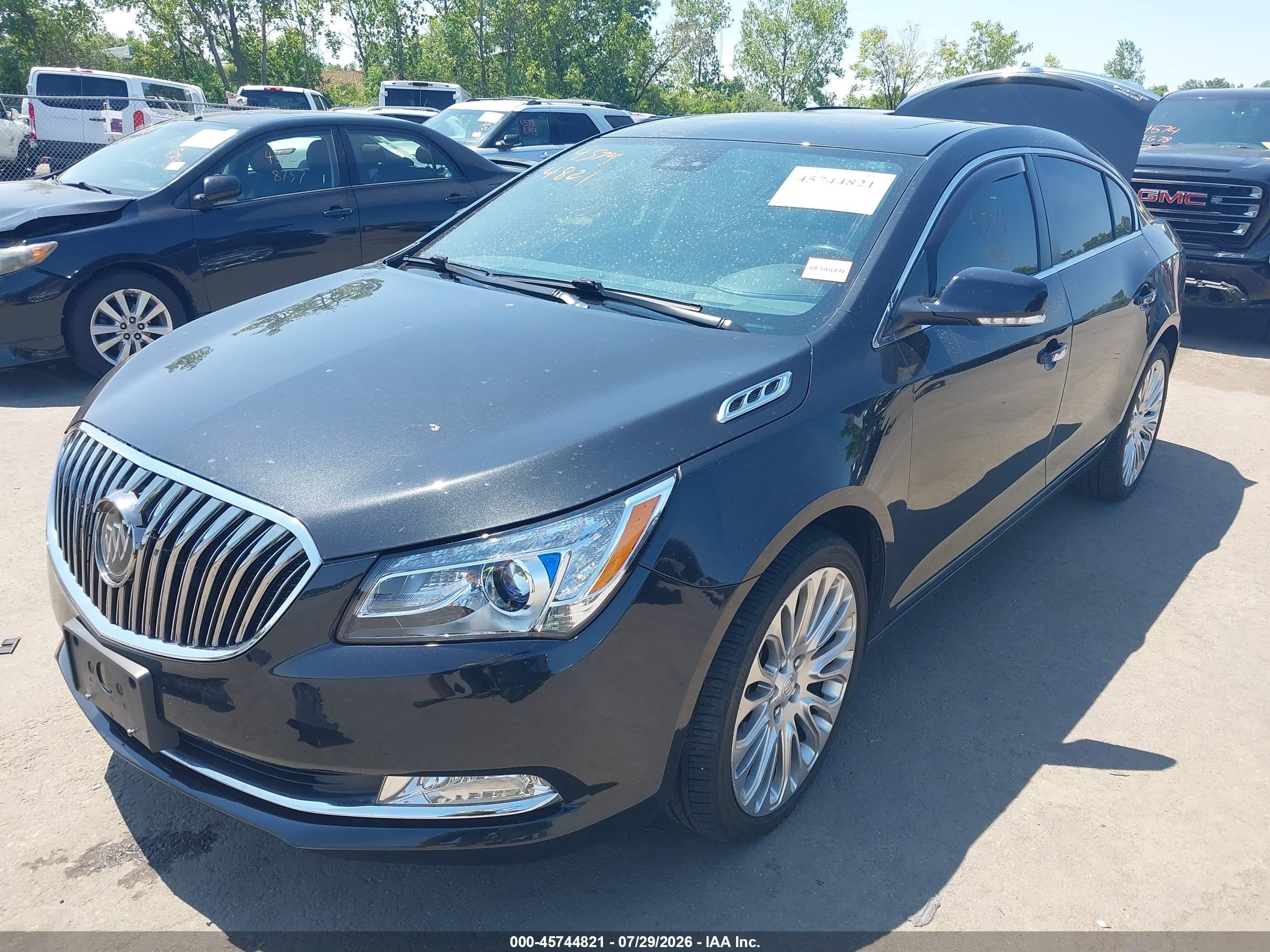2014 Buick Lacrosse Premium Ii Group Black vin: 1G4GF5G37EF203350