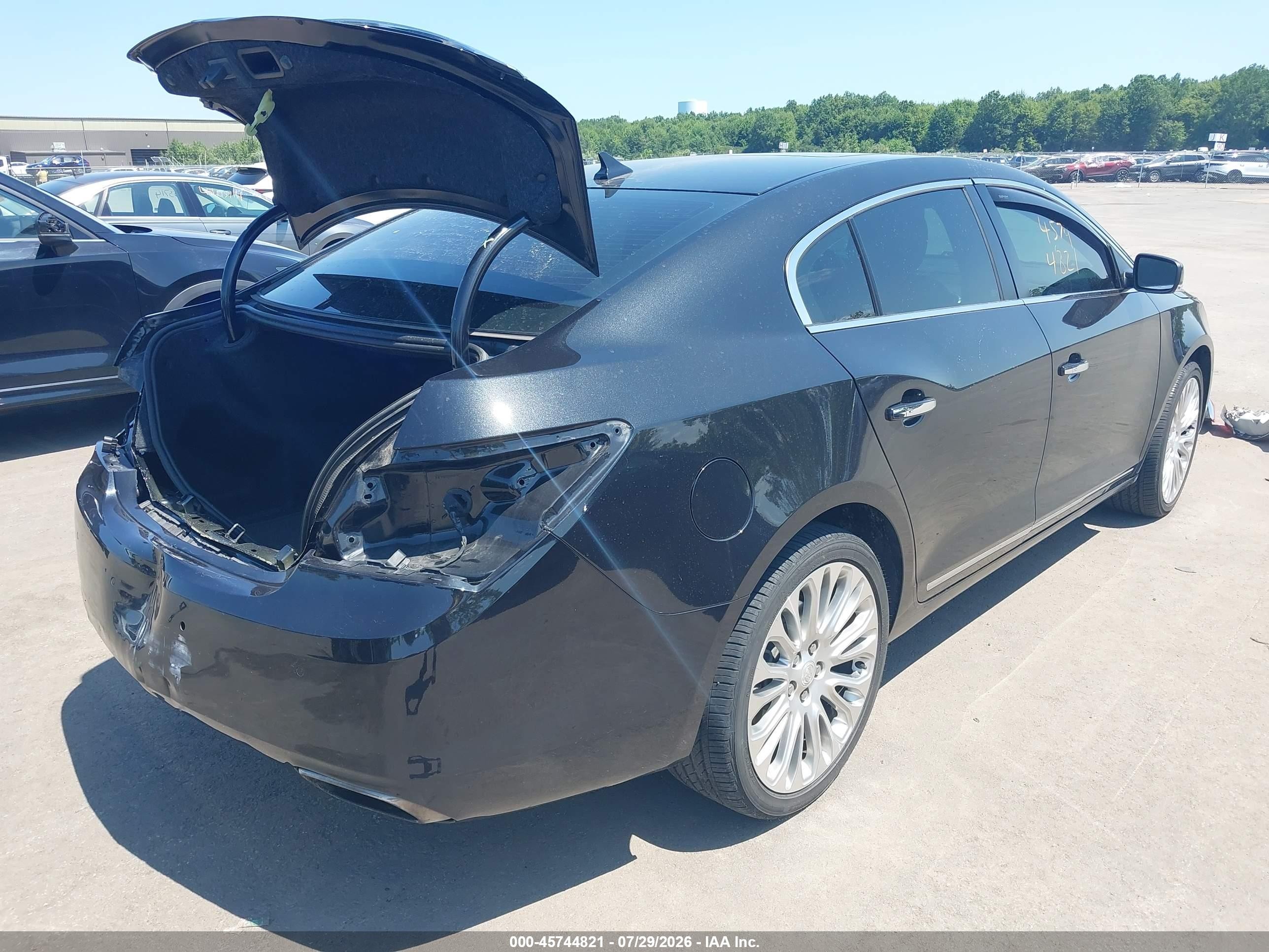 2014 Buick Lacrosse Premium Ii Group Black vin: 1G4GF5G37EF203350