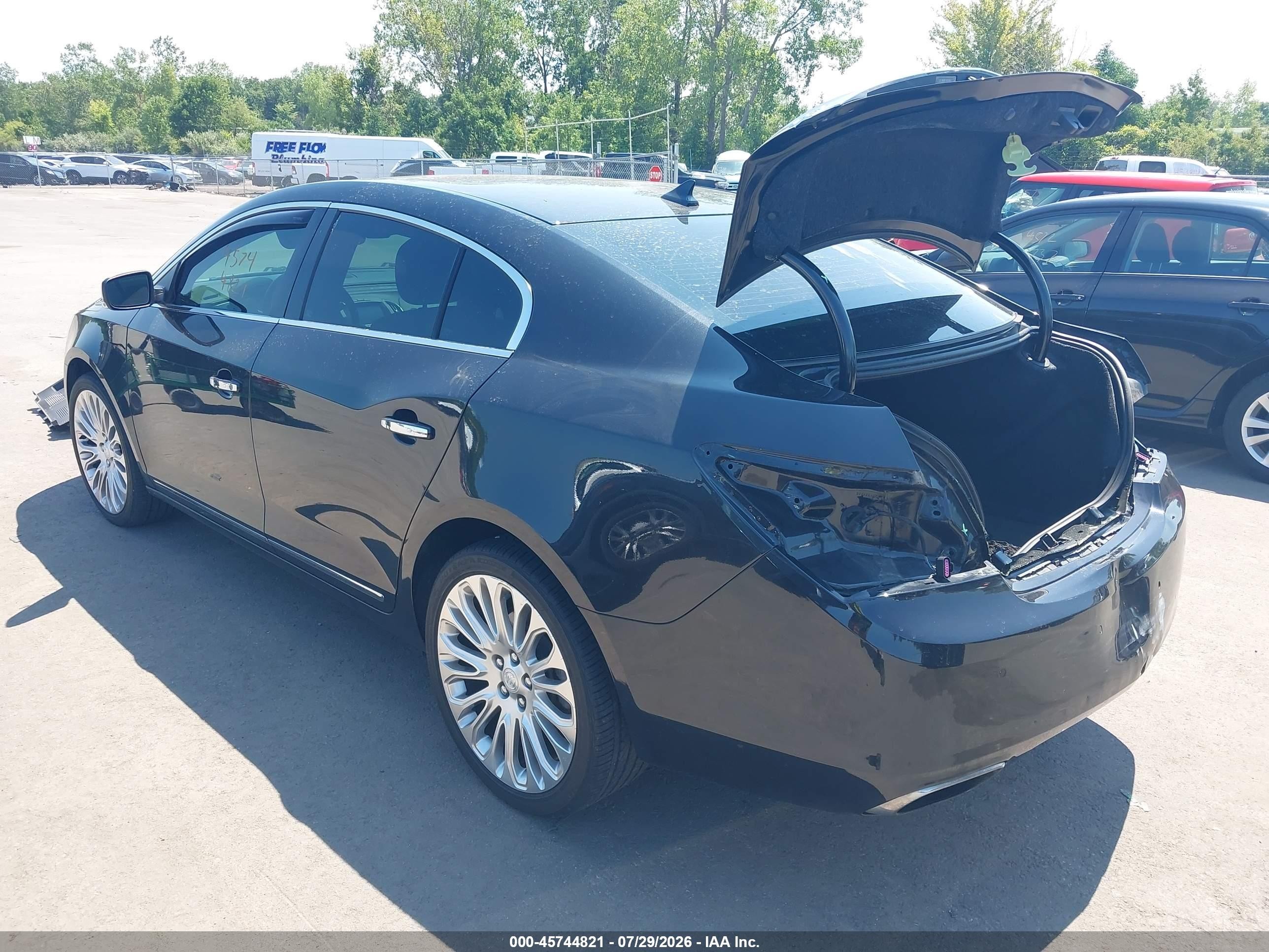 2014 Buick Lacrosse Premium Ii Group Black vin: 1G4GF5G37EF203350