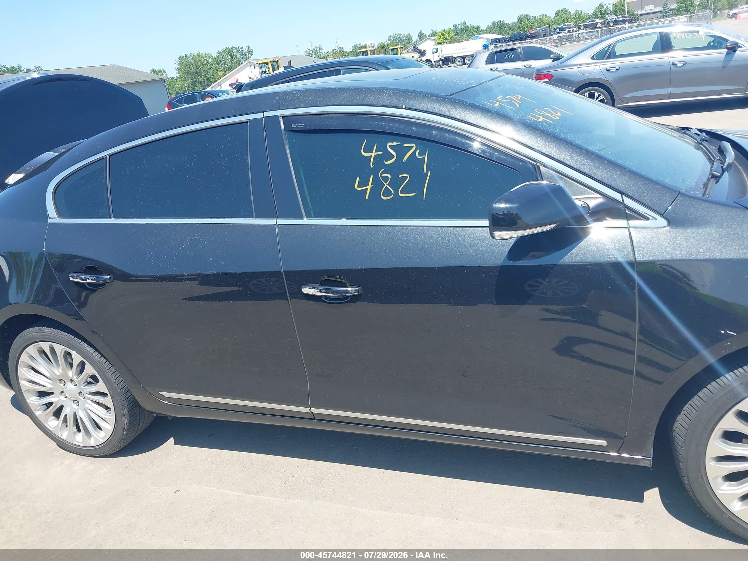 2014 Buick Lacrosse Premium Ii Group Black vin: 1G4GF5G37EF203350