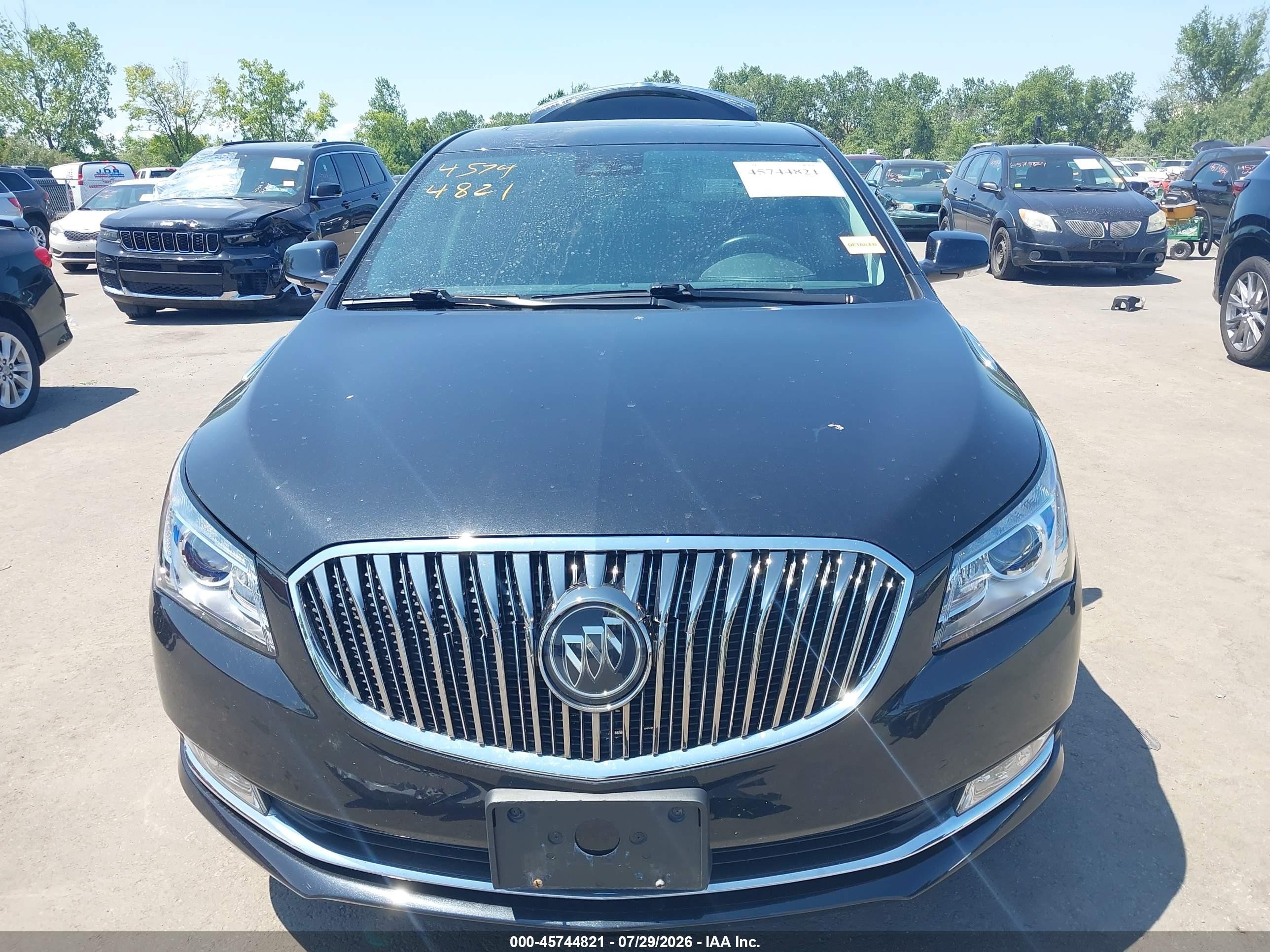 2014 Buick Lacrosse Premium Ii Group Black vin: 1G4GF5G37EF203350