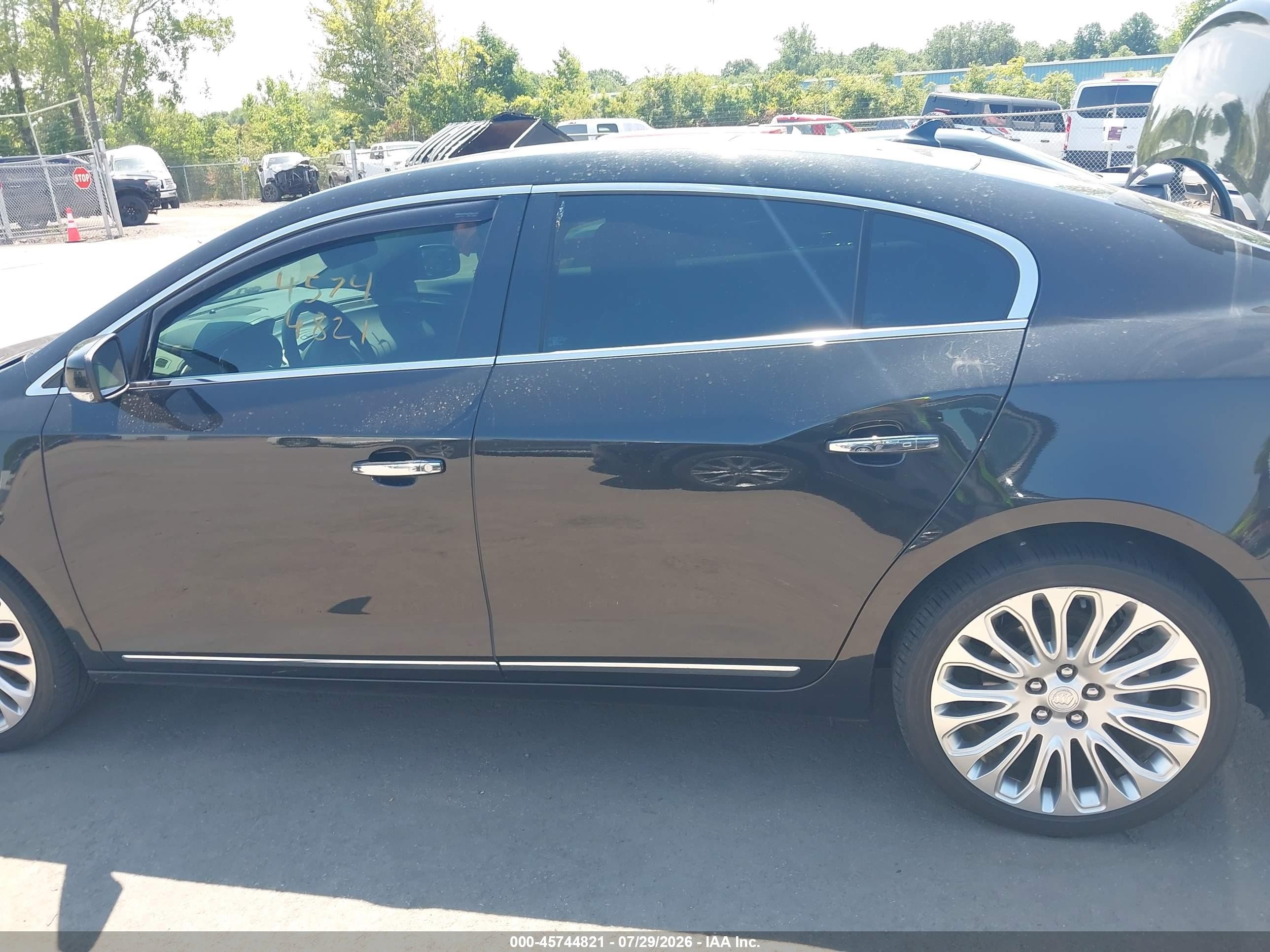 2014 Buick Lacrosse Premium Ii Group Black vin: 1G4GF5G37EF203350