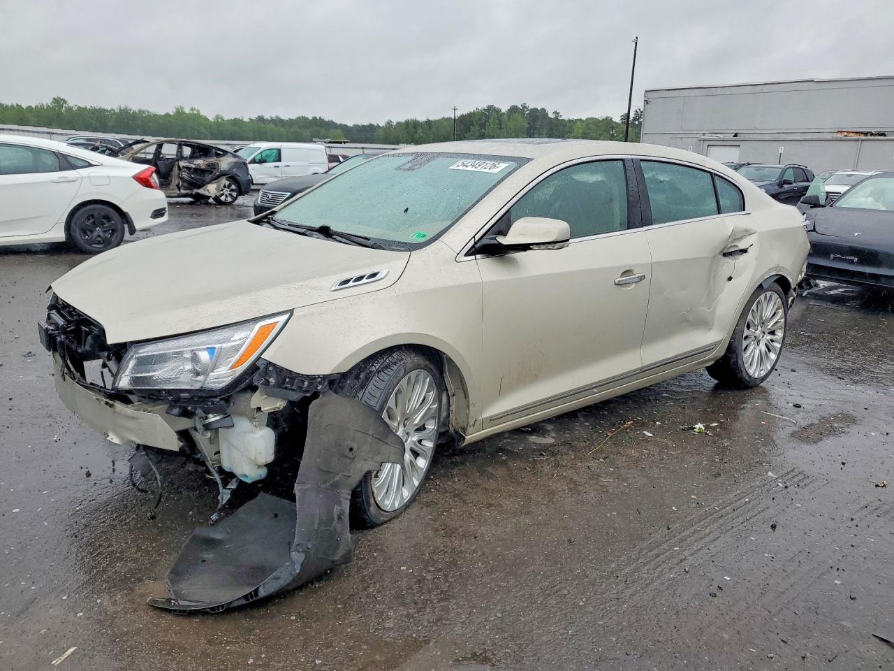 2014 Buick Lacrosse Touring Бежевый vin: 1G4GF5G38EF300492