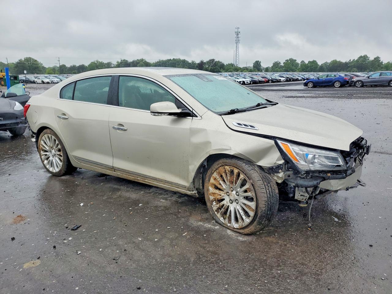 2014 Buick Lacrosse Touring Бежевый vin: 1G4GF5G38EF300492