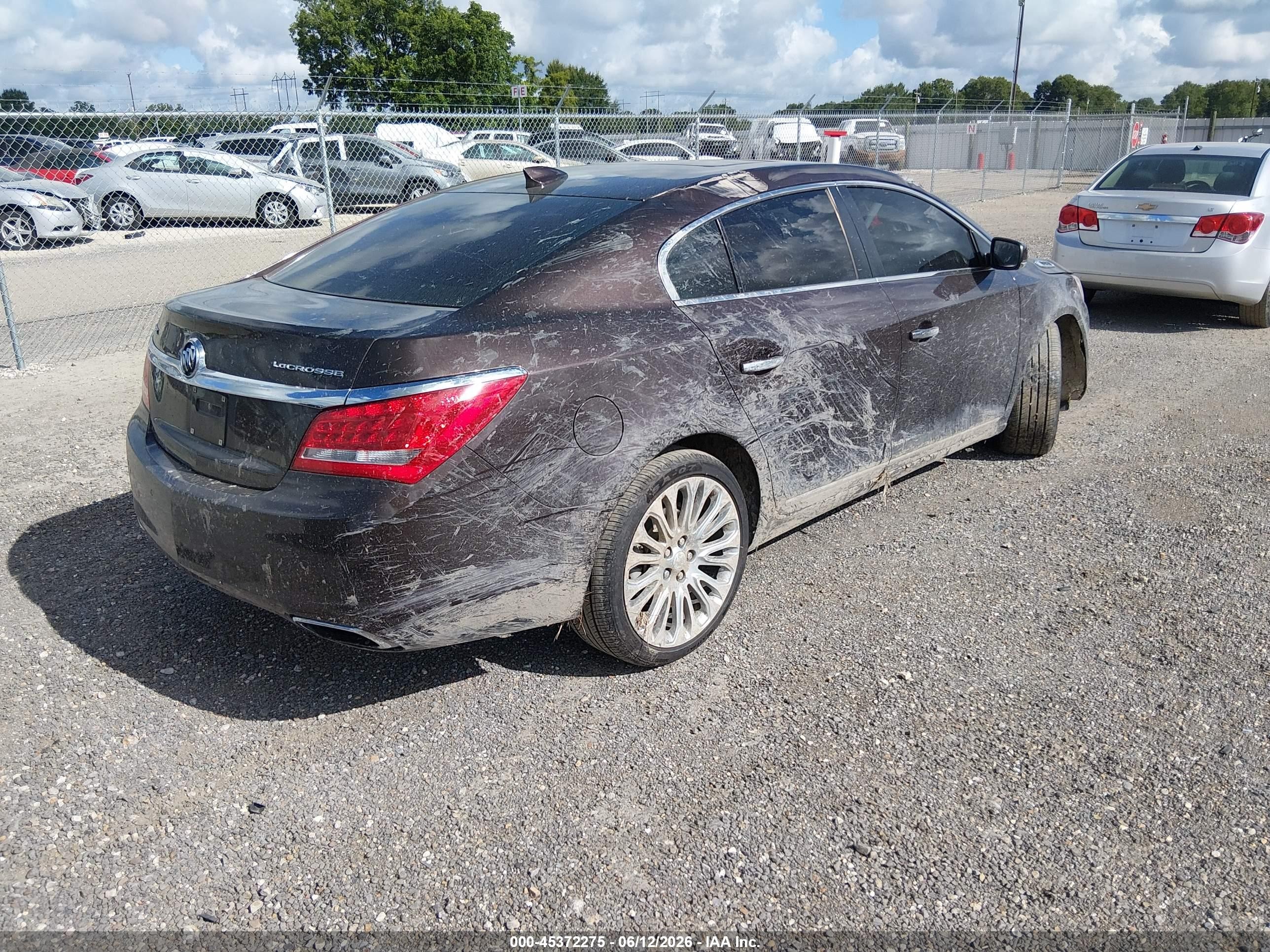 2015 Buick Lacrosse Premium Ii Brown vin: 1G4GF5G39FF165170