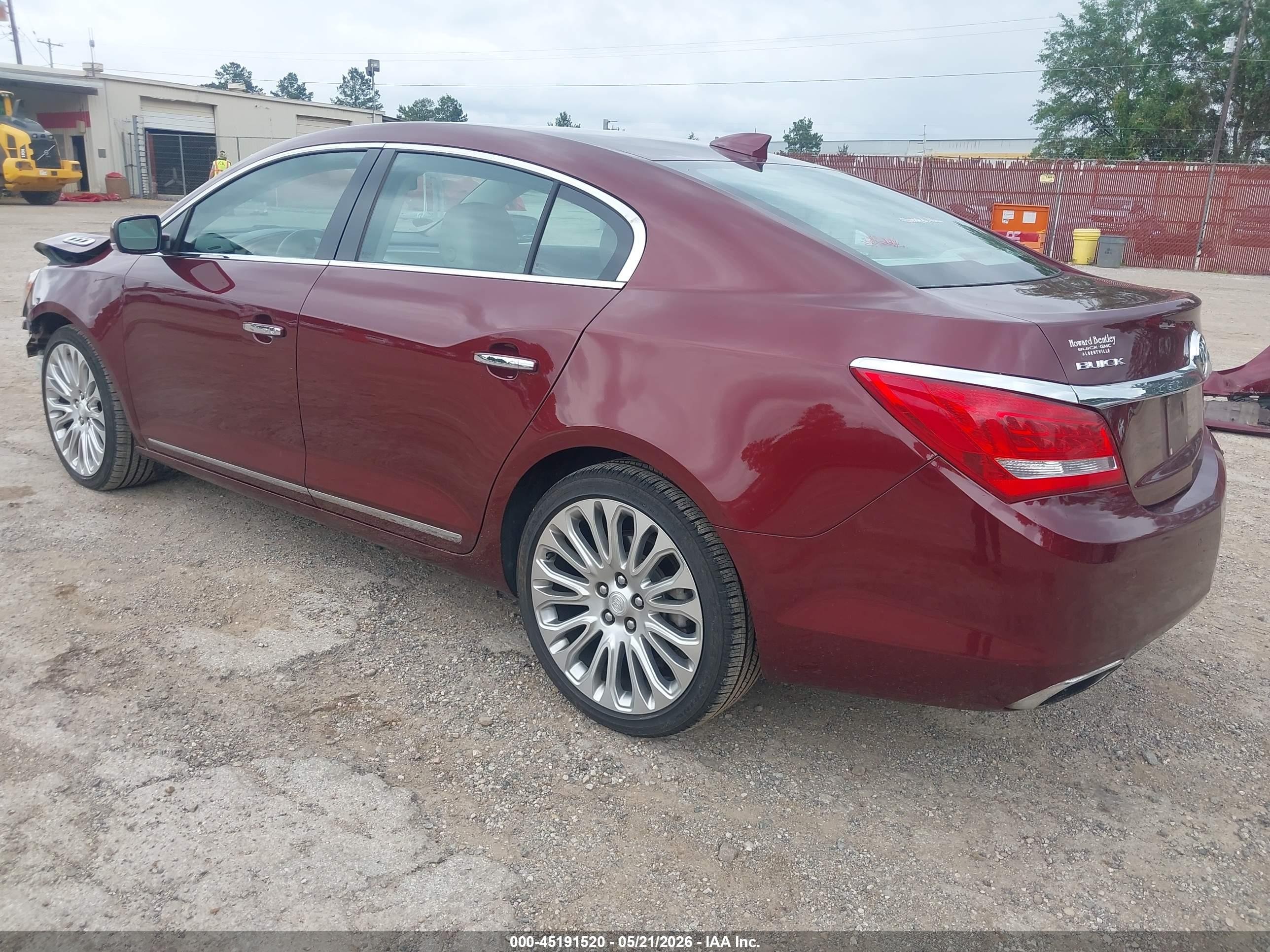 2015 Buick Lacrosse Premium Ii Бордовый vin: 1G4GF5G39FF235377