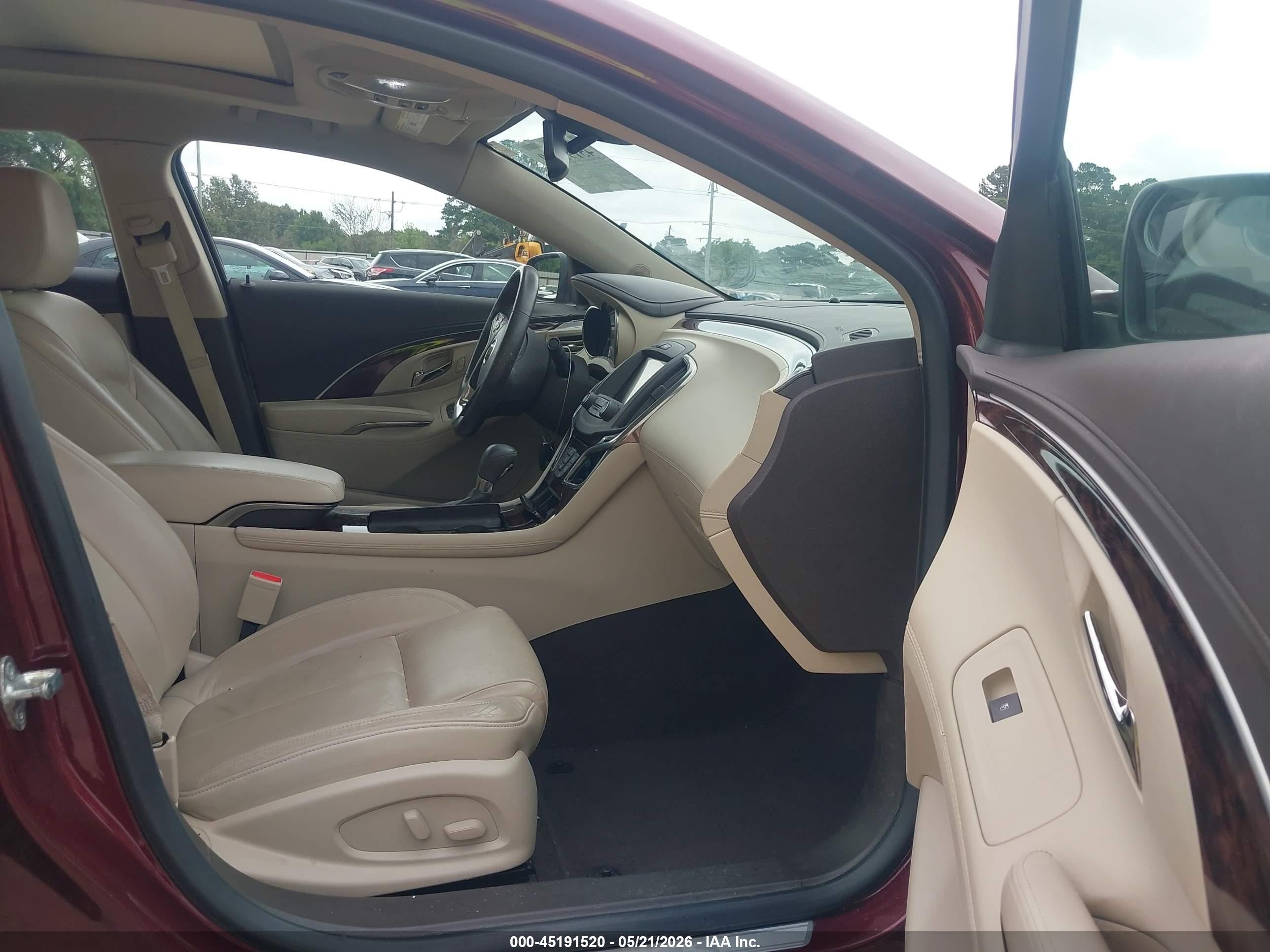2015 Buick Lacrosse Premium Ii Бордовый vin: 1G4GF5G39FF235377