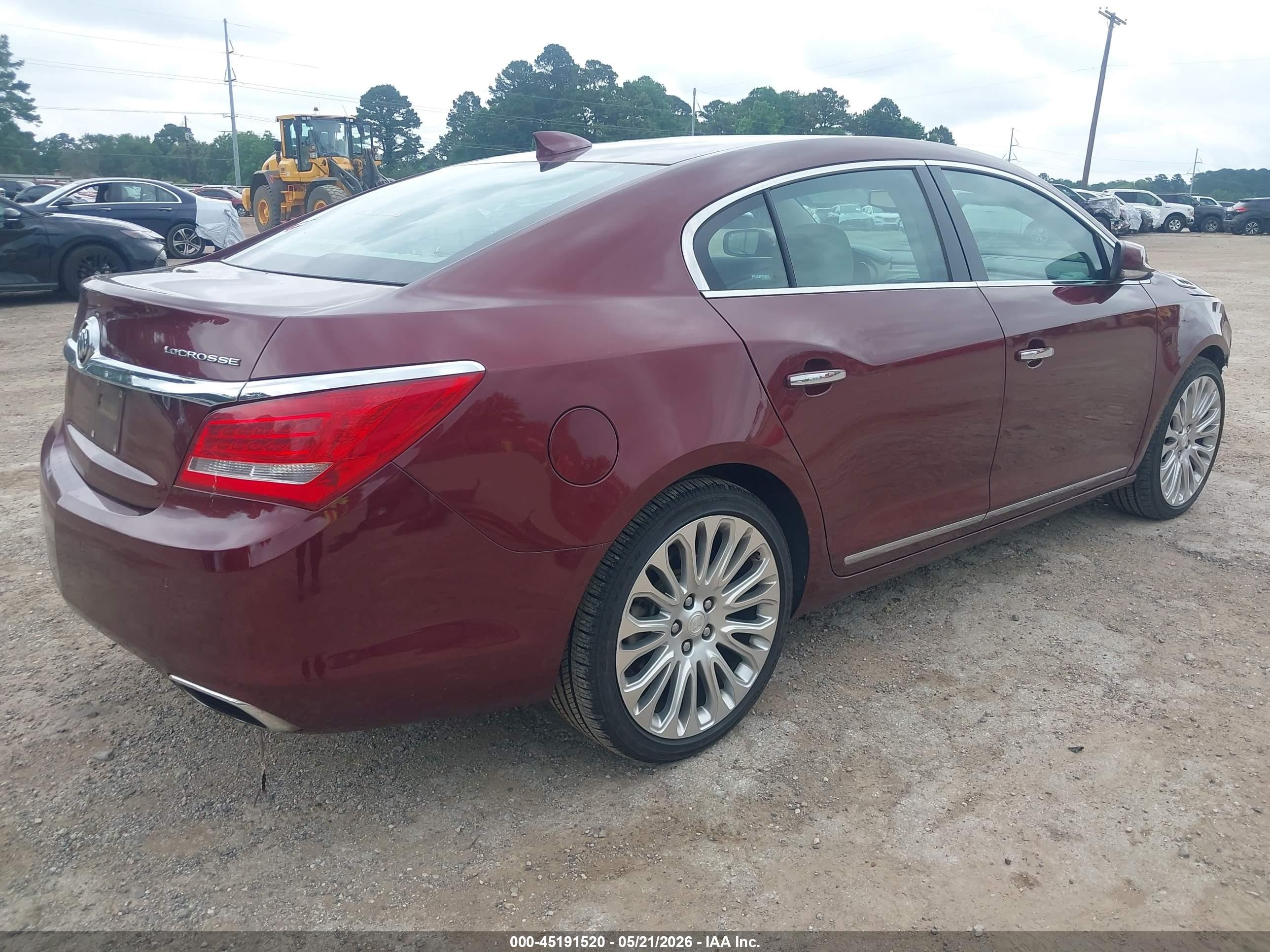 2015 Buick Lacrosse Premium Ii Бордовый vin: 1G4GF5G39FF235377