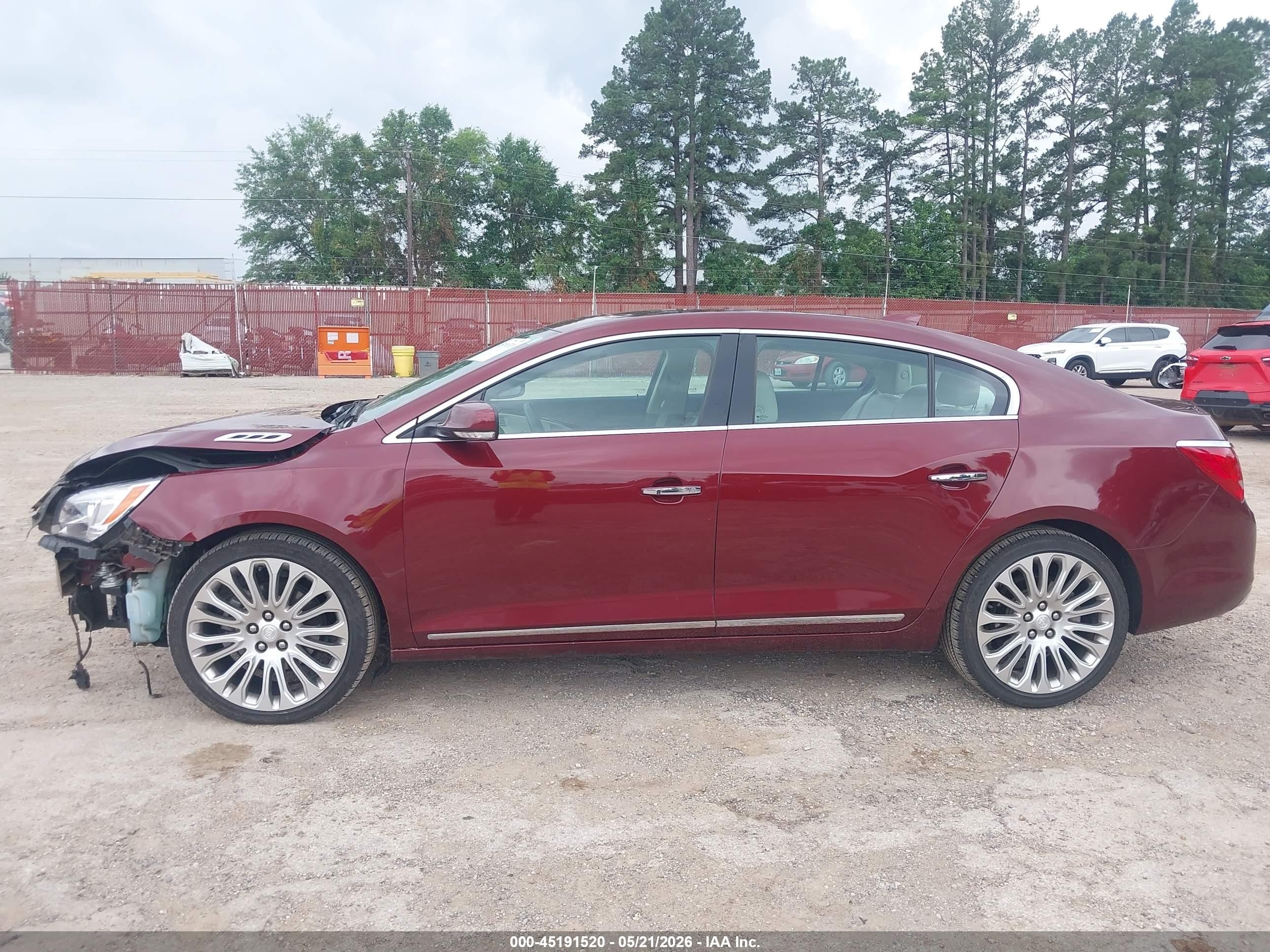 2015 Buick Lacrosse Premium Ii Бордовый vin: 1G4GF5G39FF235377