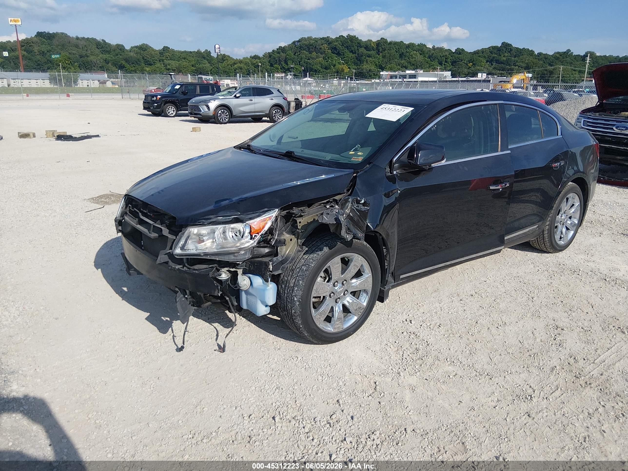 2012 Buick Lacrosse Premium 2 Group Black vin: 1G4GF5G3XCF167845