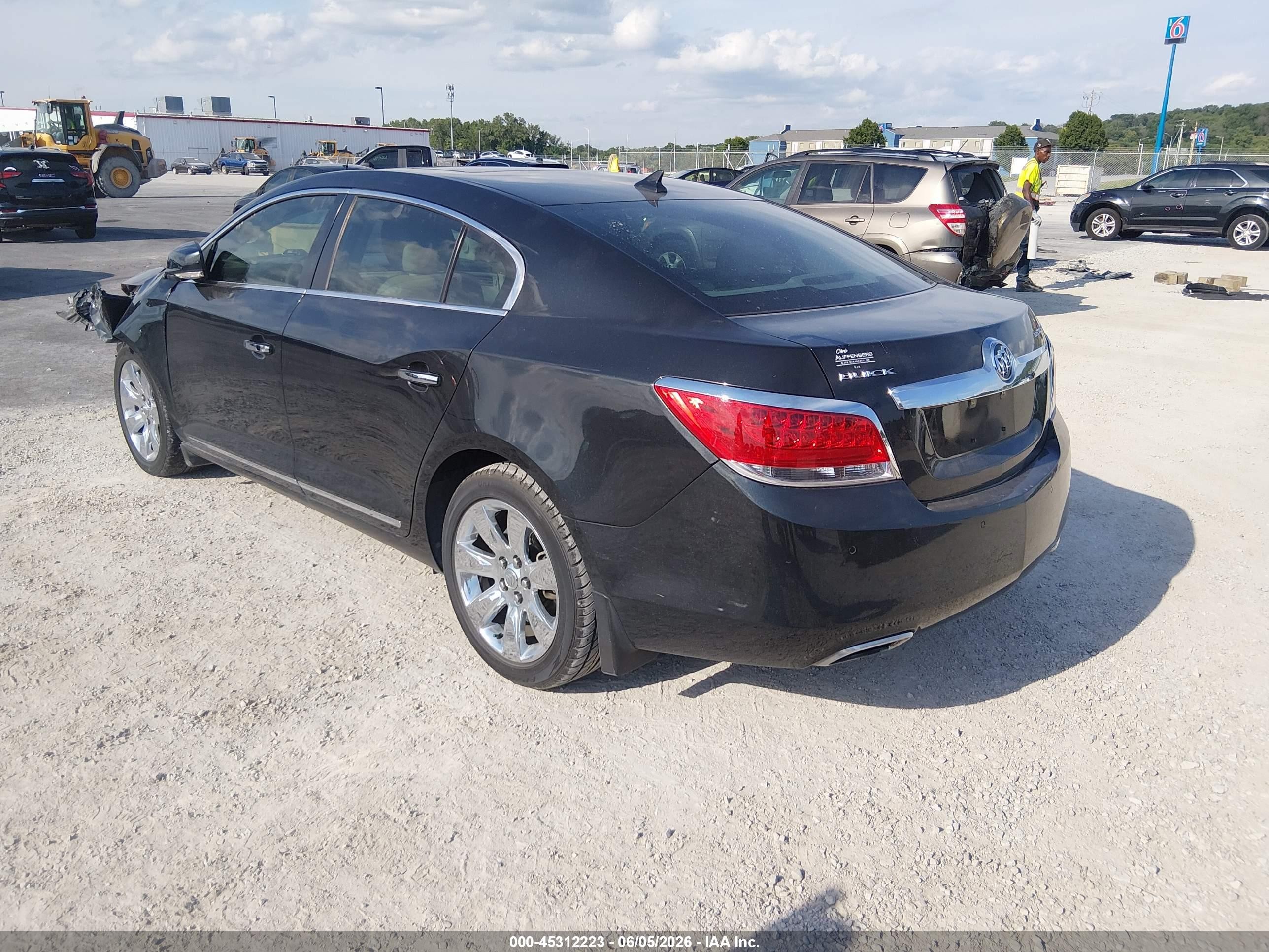 2012 Buick Lacrosse Premium 2 Group Black vin: 1G4GF5G3XCF167845