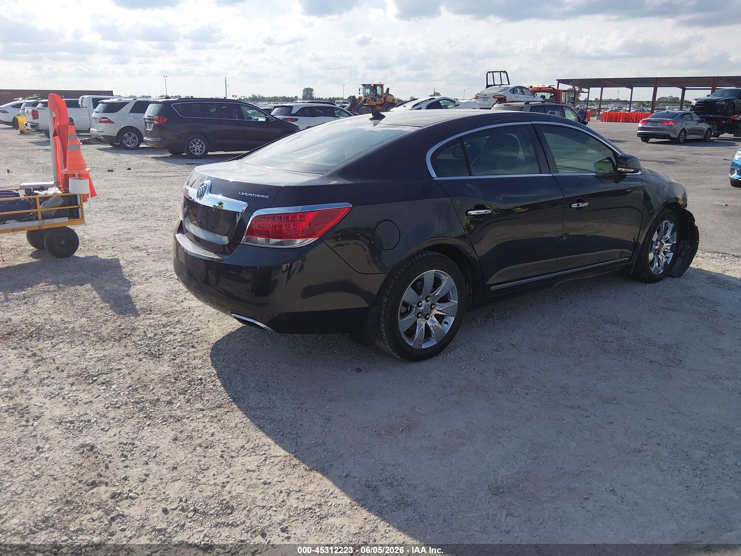 2012 Buick Lacrosse Premium 2 Group Black vin: 1G4GF5G3XCF167845