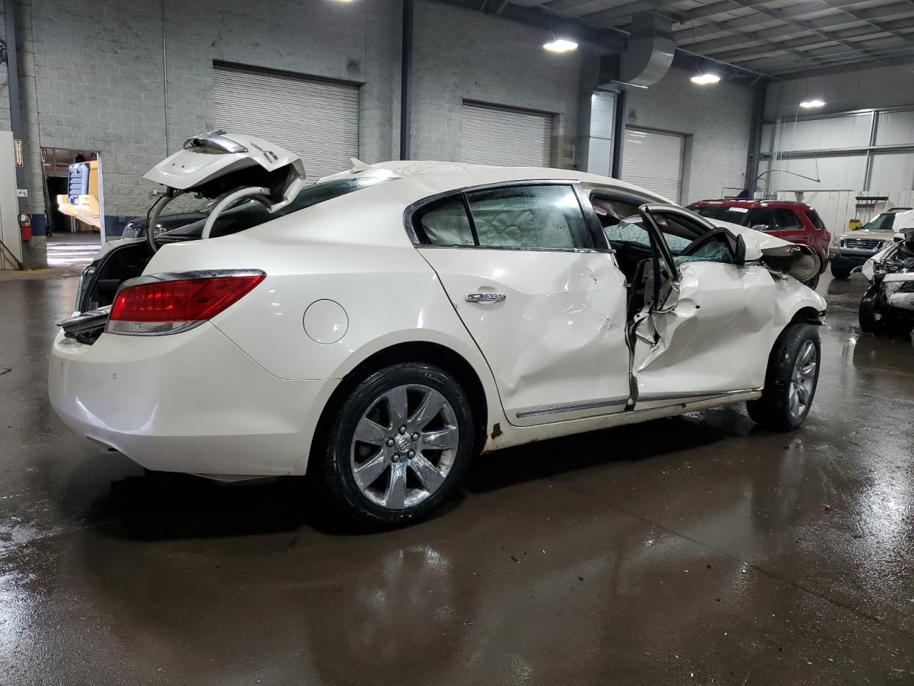 2012 Buick Lacrosse Premium White vin: 1G4GG5E32CF118929
