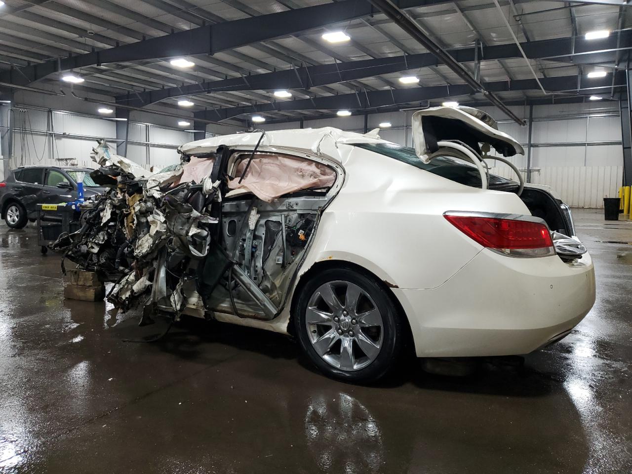2012 Buick Lacrosse Premium White vin: 1G4GG5E32CF118929