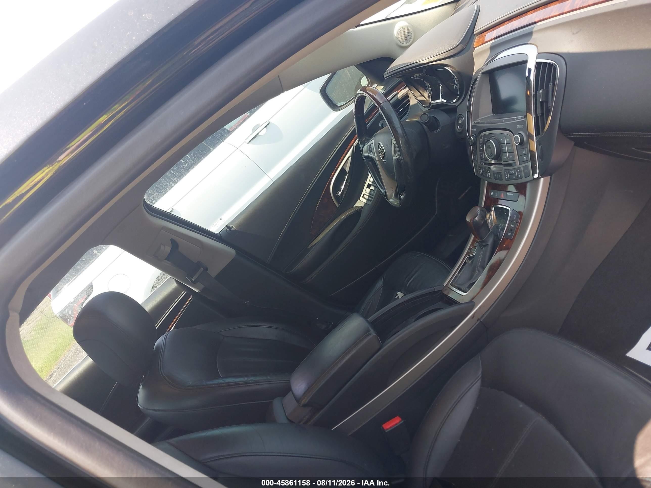 2012 Buick Lacrosse Premium 2 Group Black vin: 1G4GG5E38CF177760