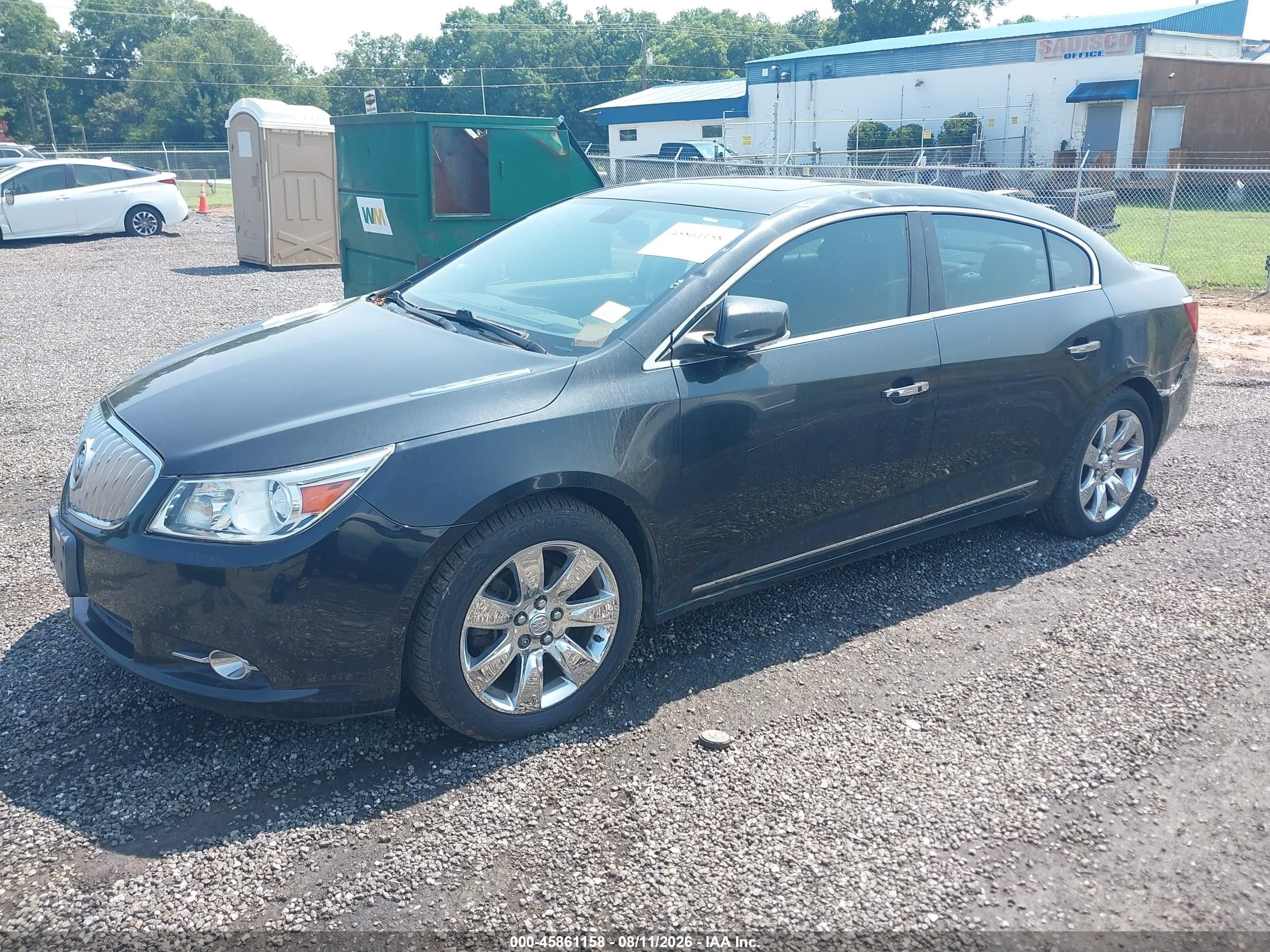 2012 Buick Lacrosse Premium 2 Group Black vin: 1G4GG5E38CF177760