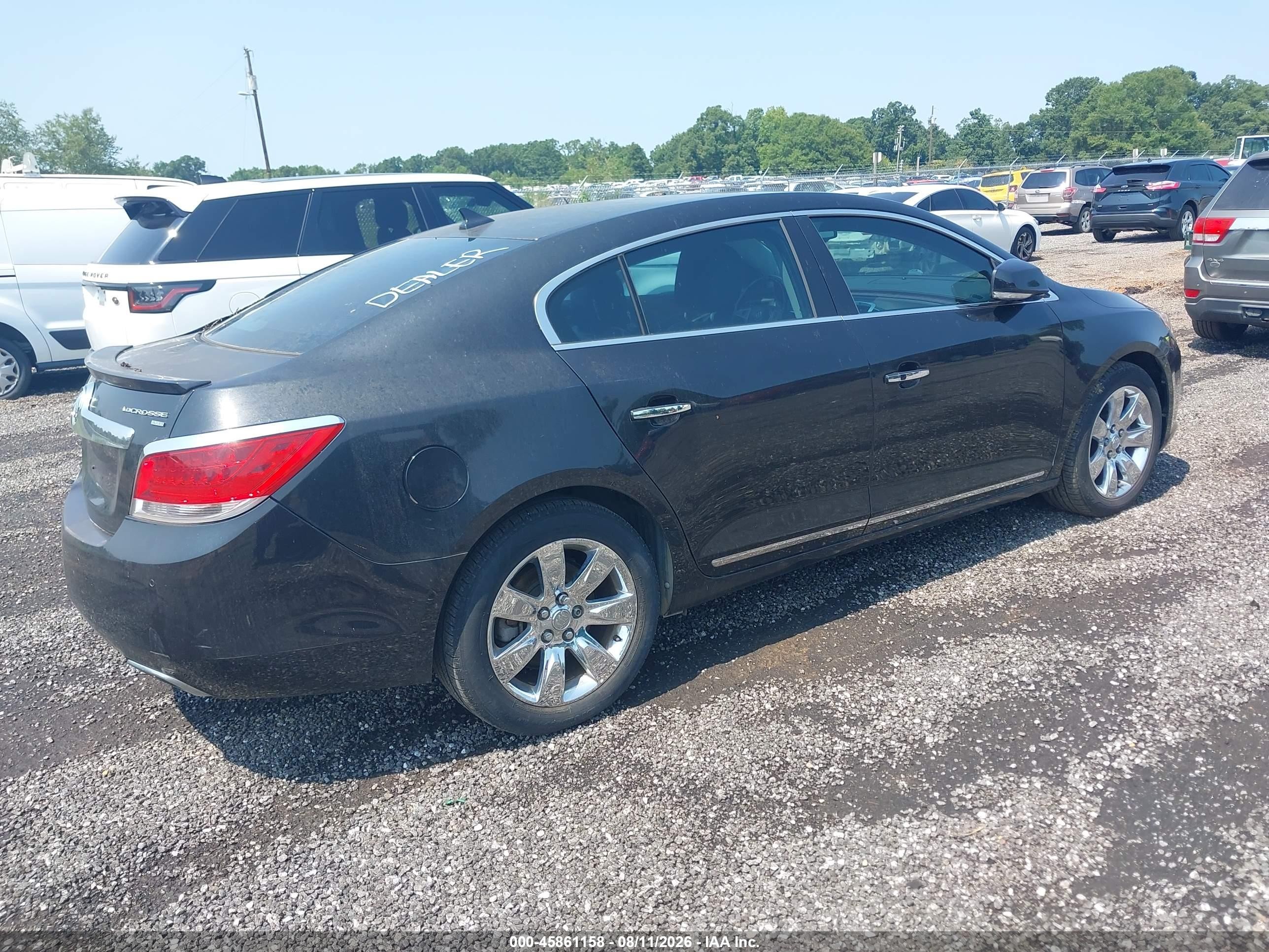 2012 Buick Lacrosse Premium 2 Group Black vin: 1G4GG5E38CF177760
