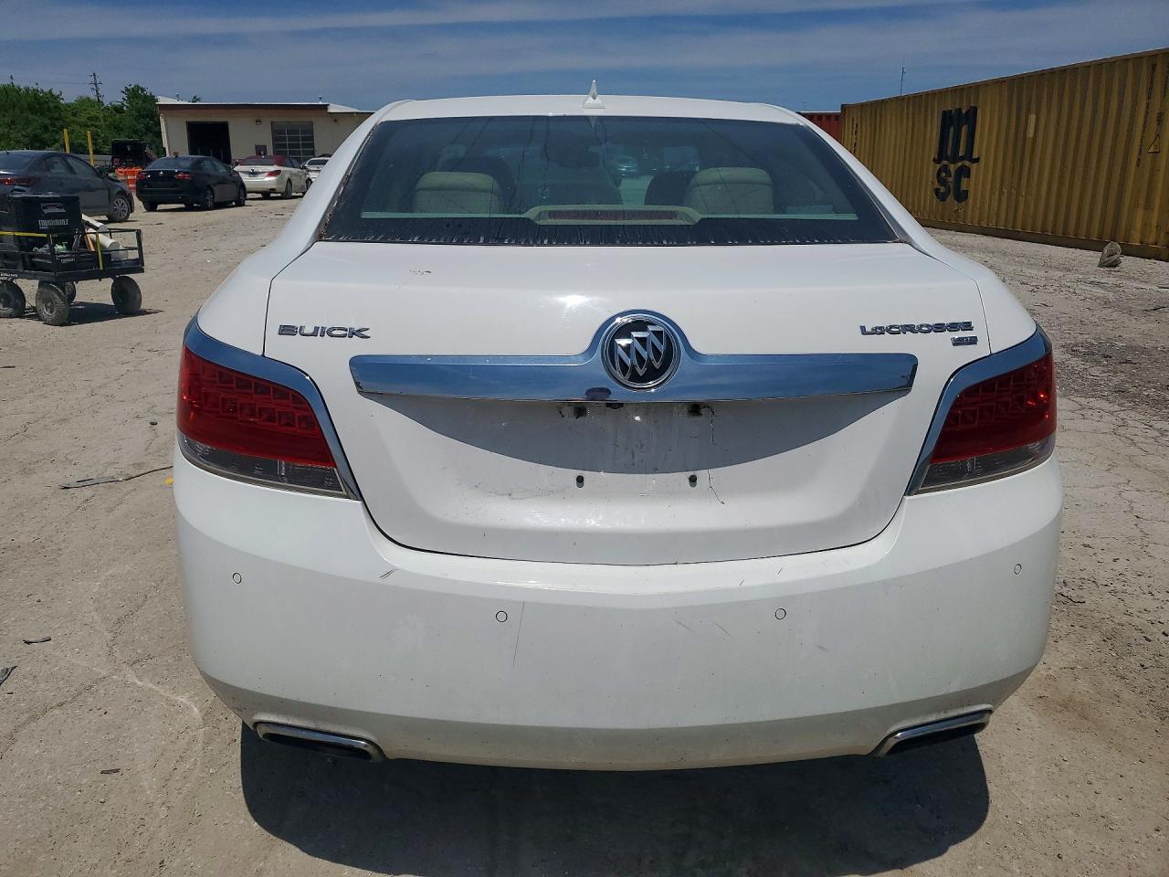 2013 Buick Lacrosse Premium White vin: 1G4GG5E38DF285247