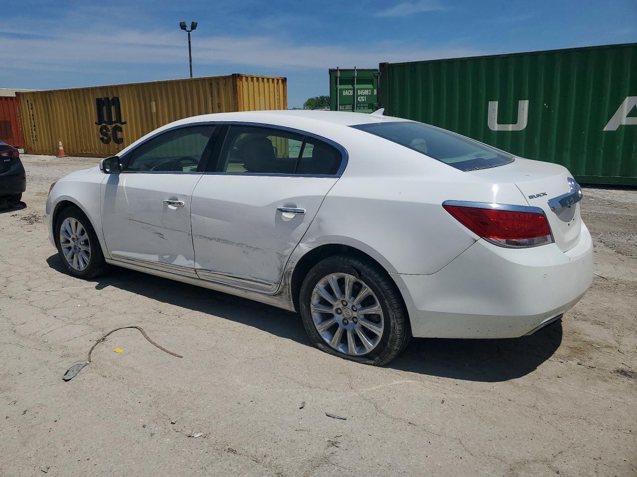 2013 Buick Lacrosse Premium White vin: 1G4GG5E38DF285247