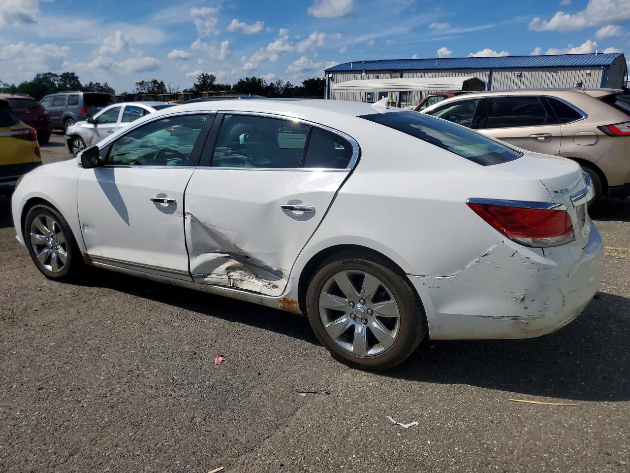 2012 Buick Lacrosse Premium White vin: 1G4GG5G3XCF317627
