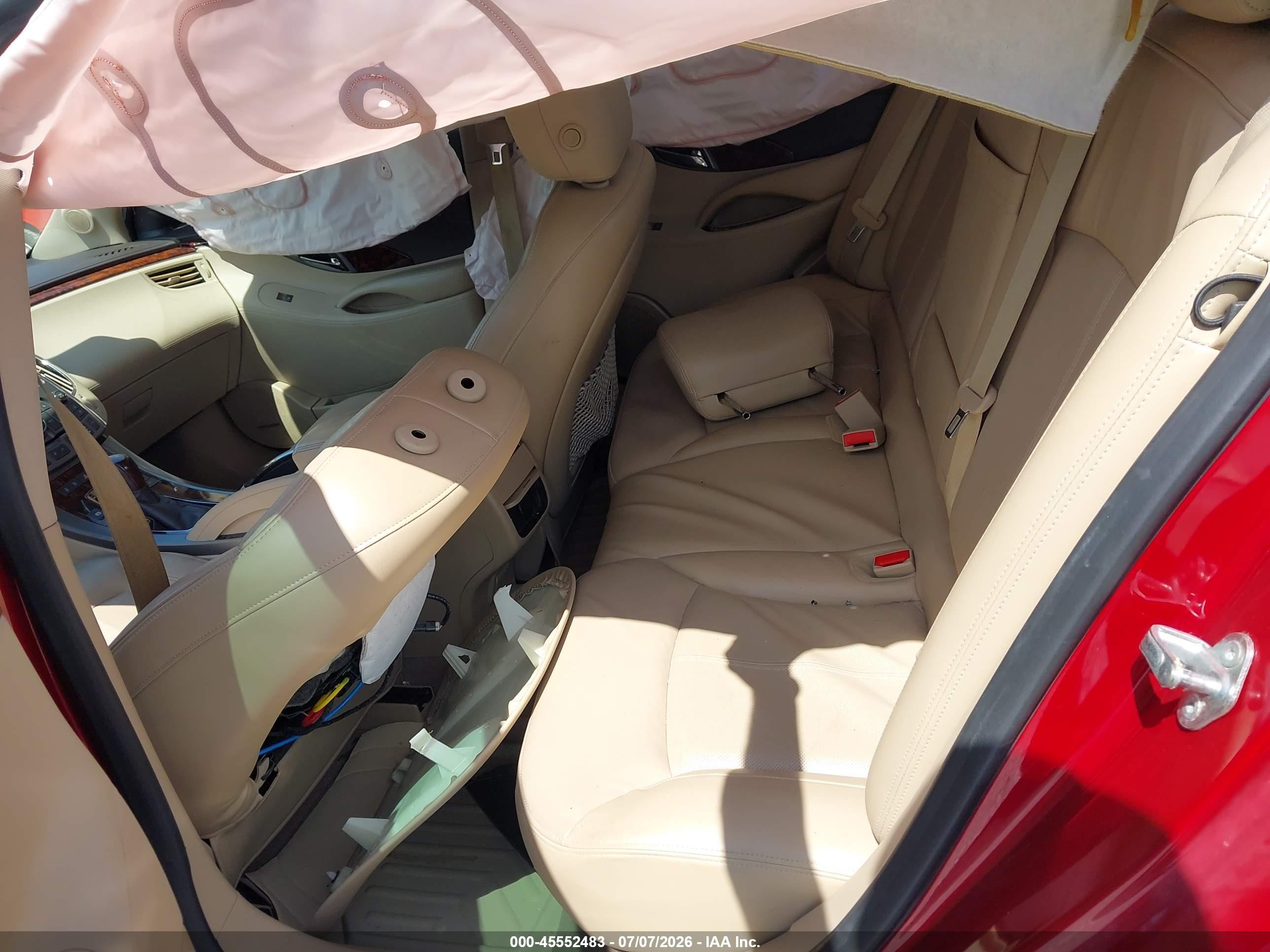 2013 Buick Lacrosse Premium 2 Group Red vin: 1G4GH5E30DF246729