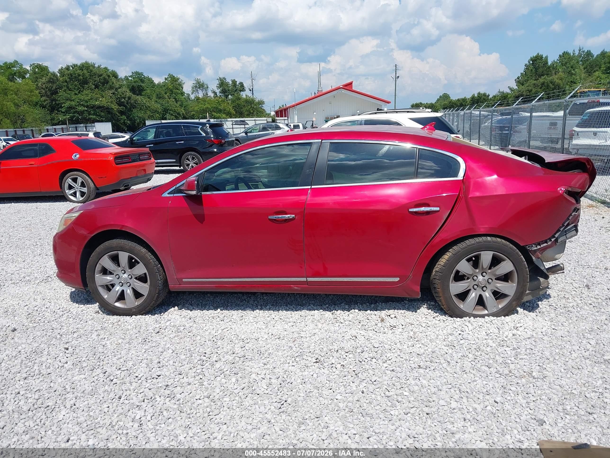 2013 Buick Lacrosse Premium 2 Group Red vin: 1G4GH5E30DF246729