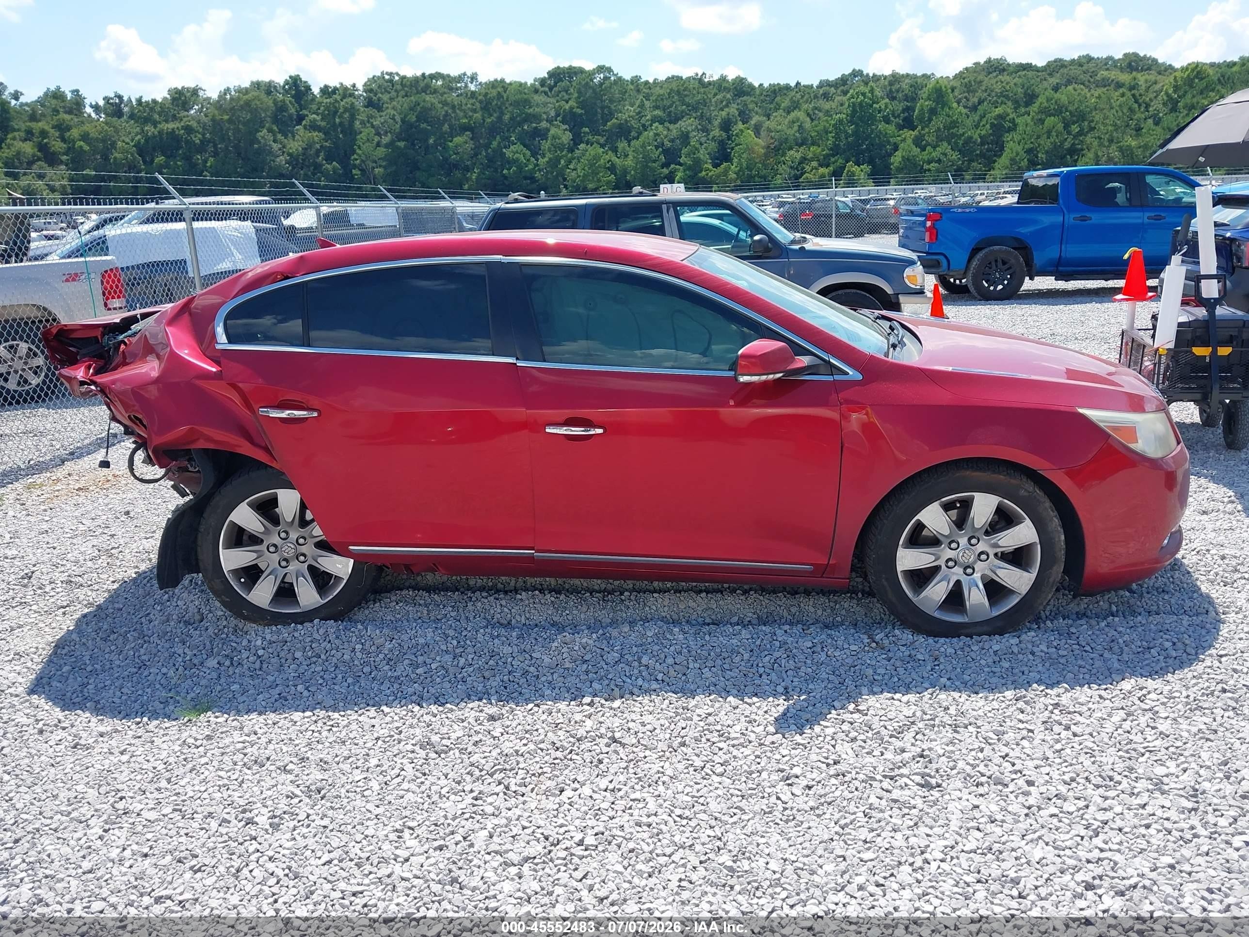 2013 Buick Lacrosse Premium 2 Group Red vin: 1G4GH5E30DF246729