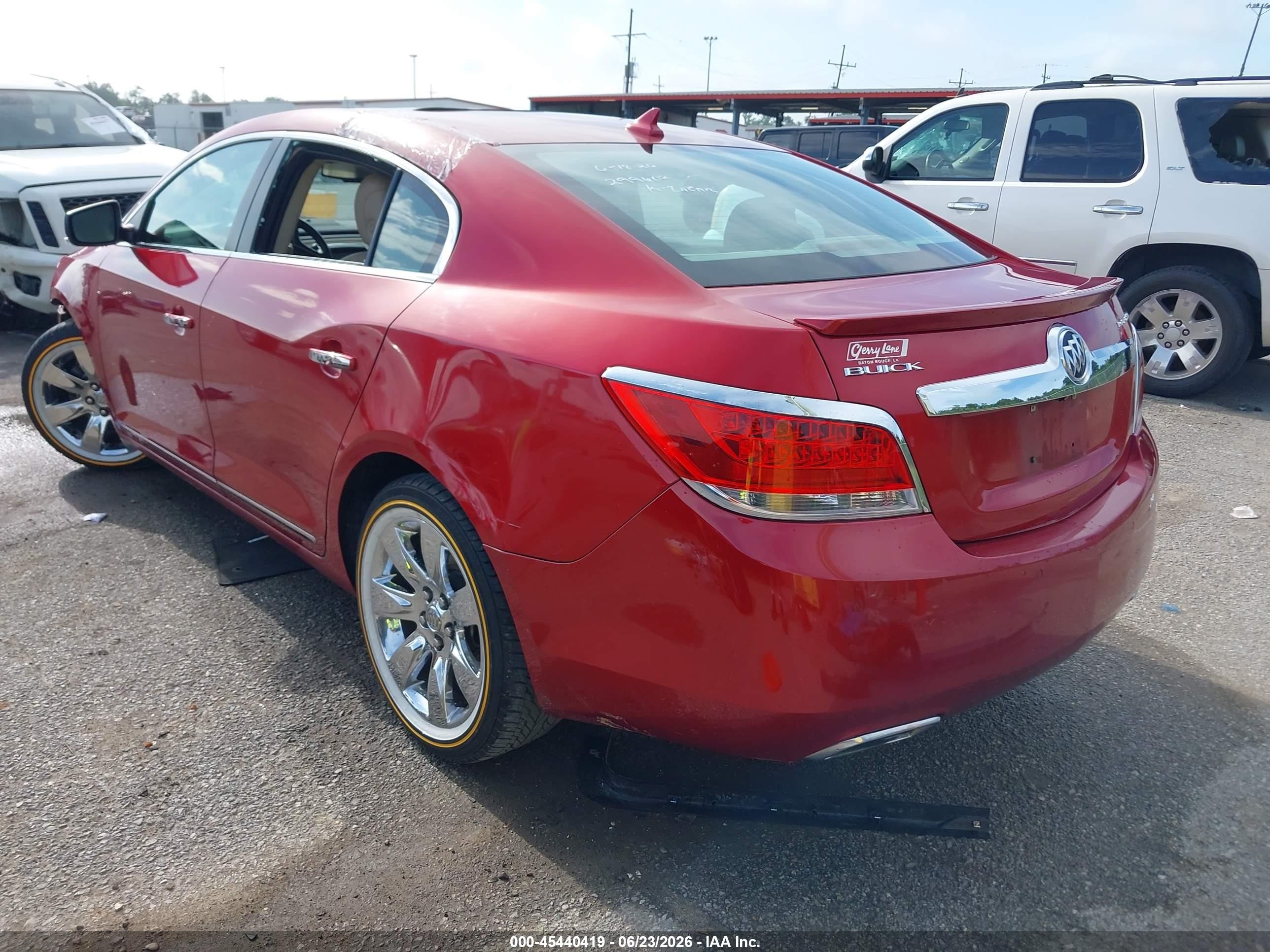 2012 Buick Lacrosse Premium 3 Group Красный vin: 1G4GH5E31CF299602