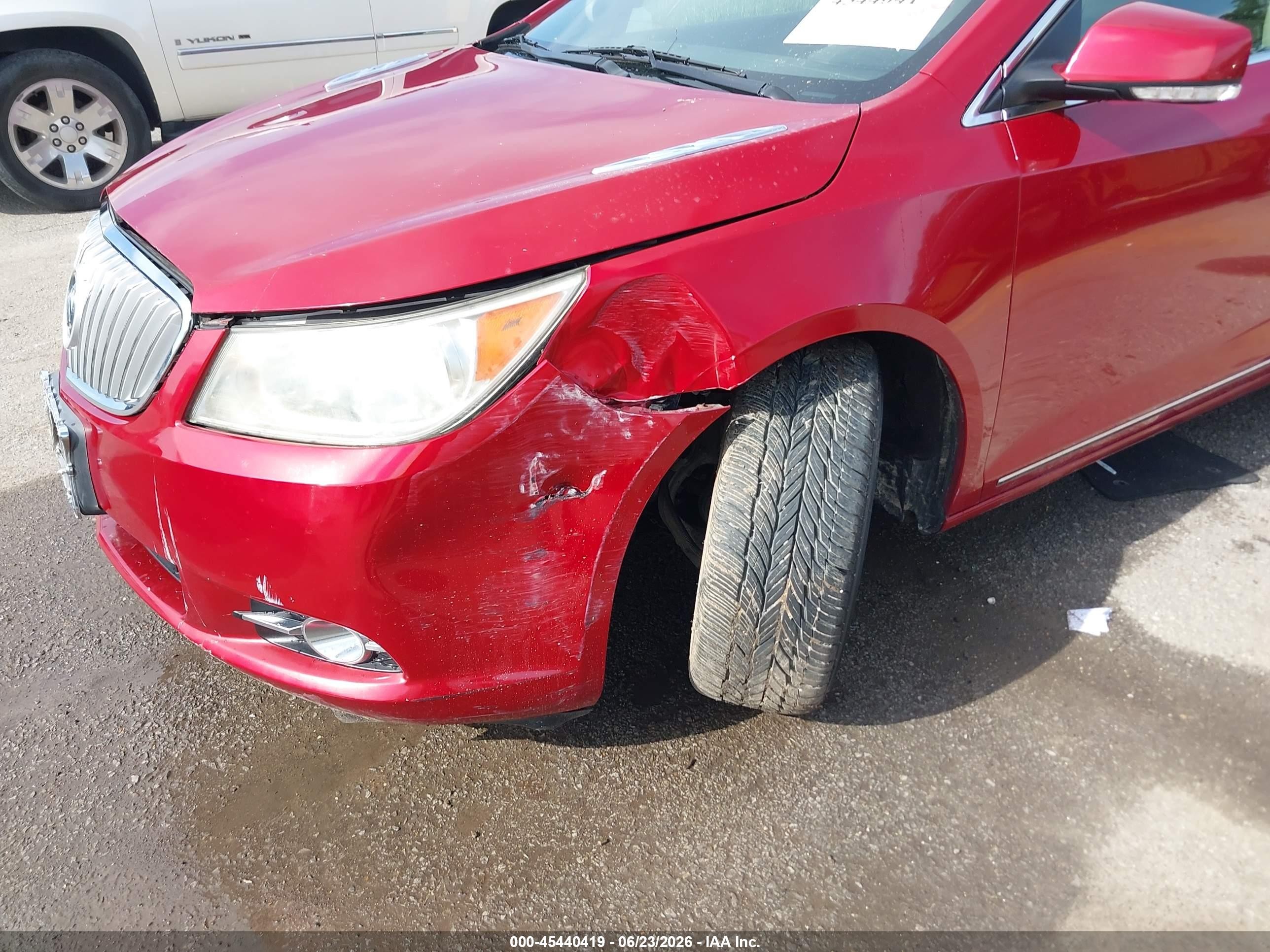 2012 Buick Lacrosse Premium 3 Group Красный vin: 1G4GH5E31CF299602
