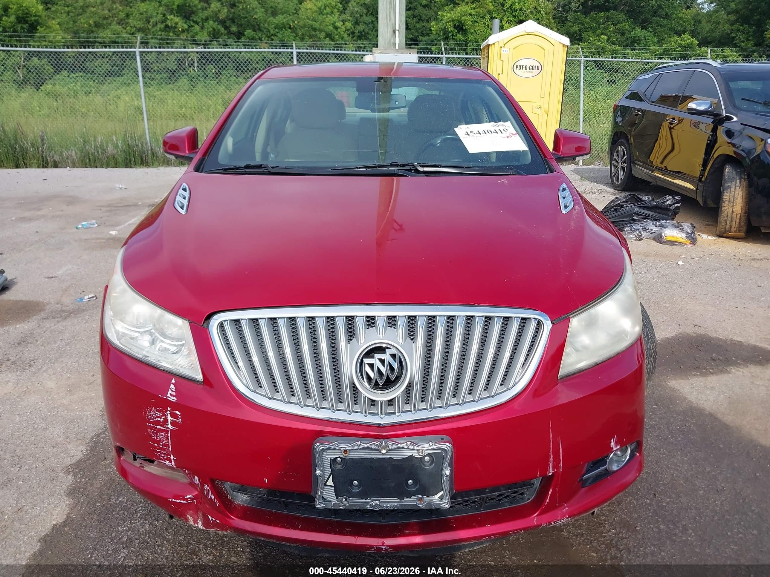 2012 Buick Lacrosse Premium 3 Group Красный vin: 1G4GH5E31CF299602