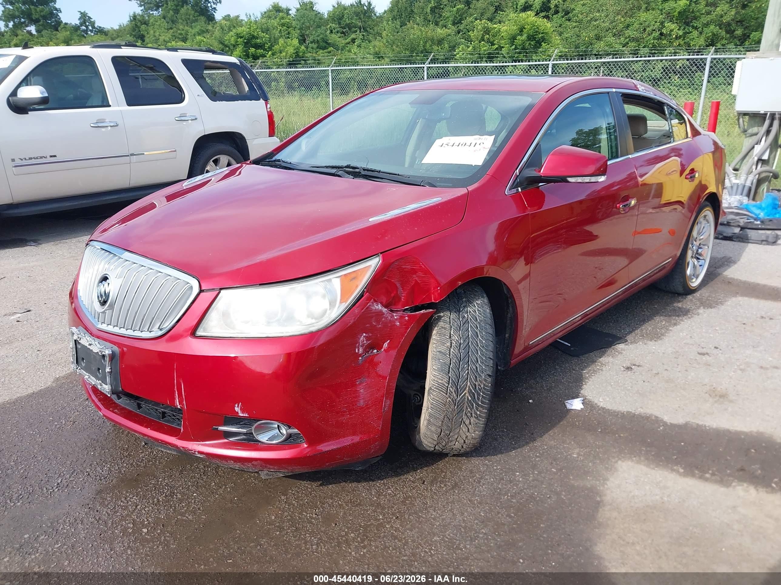 2012 Buick Lacrosse Premium 3 Group Красный vin: 1G4GH5E31CF299602