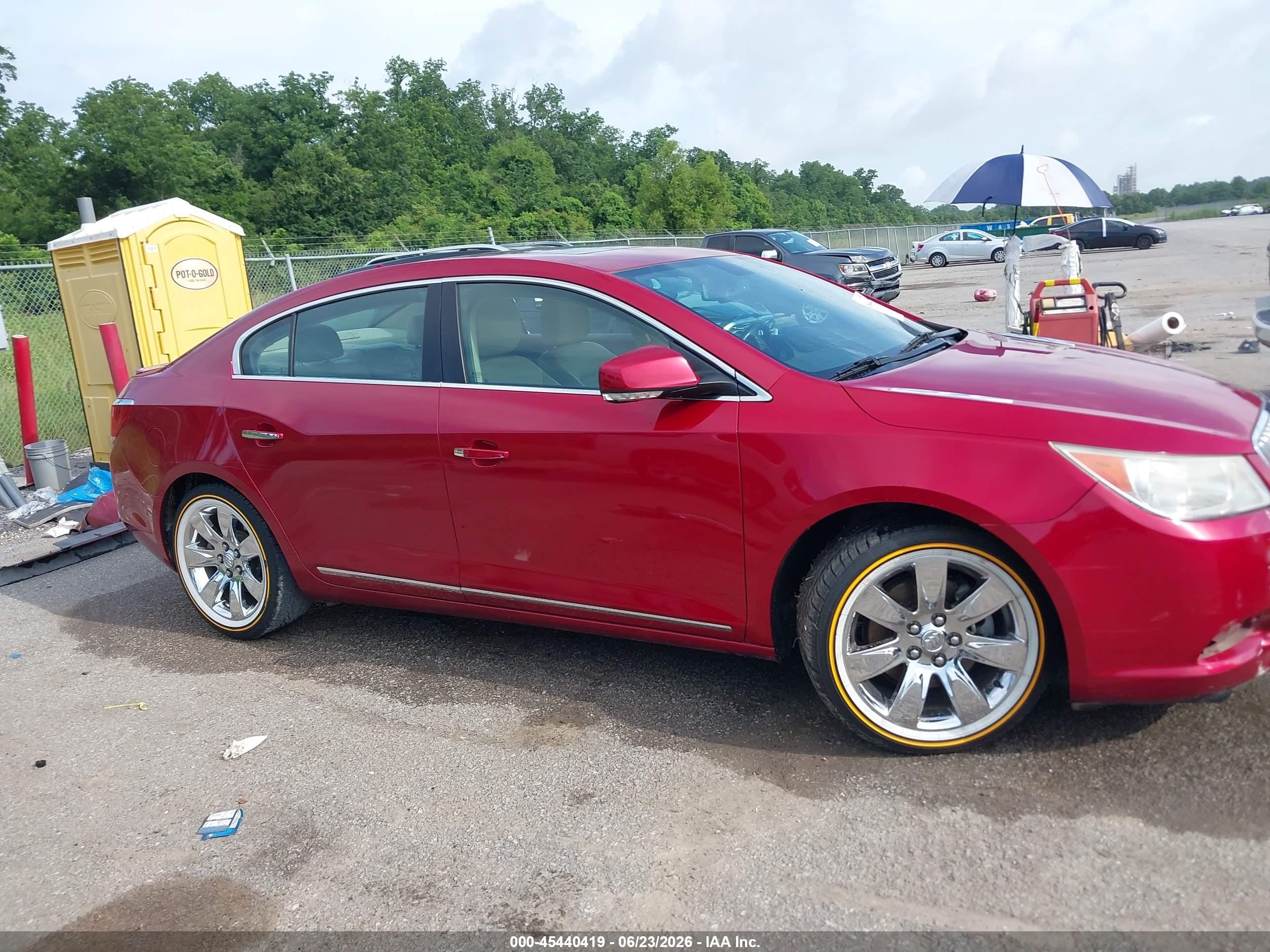 2012 Buick Lacrosse Premium 3 Group Красный vin: 1G4GH5E31CF299602