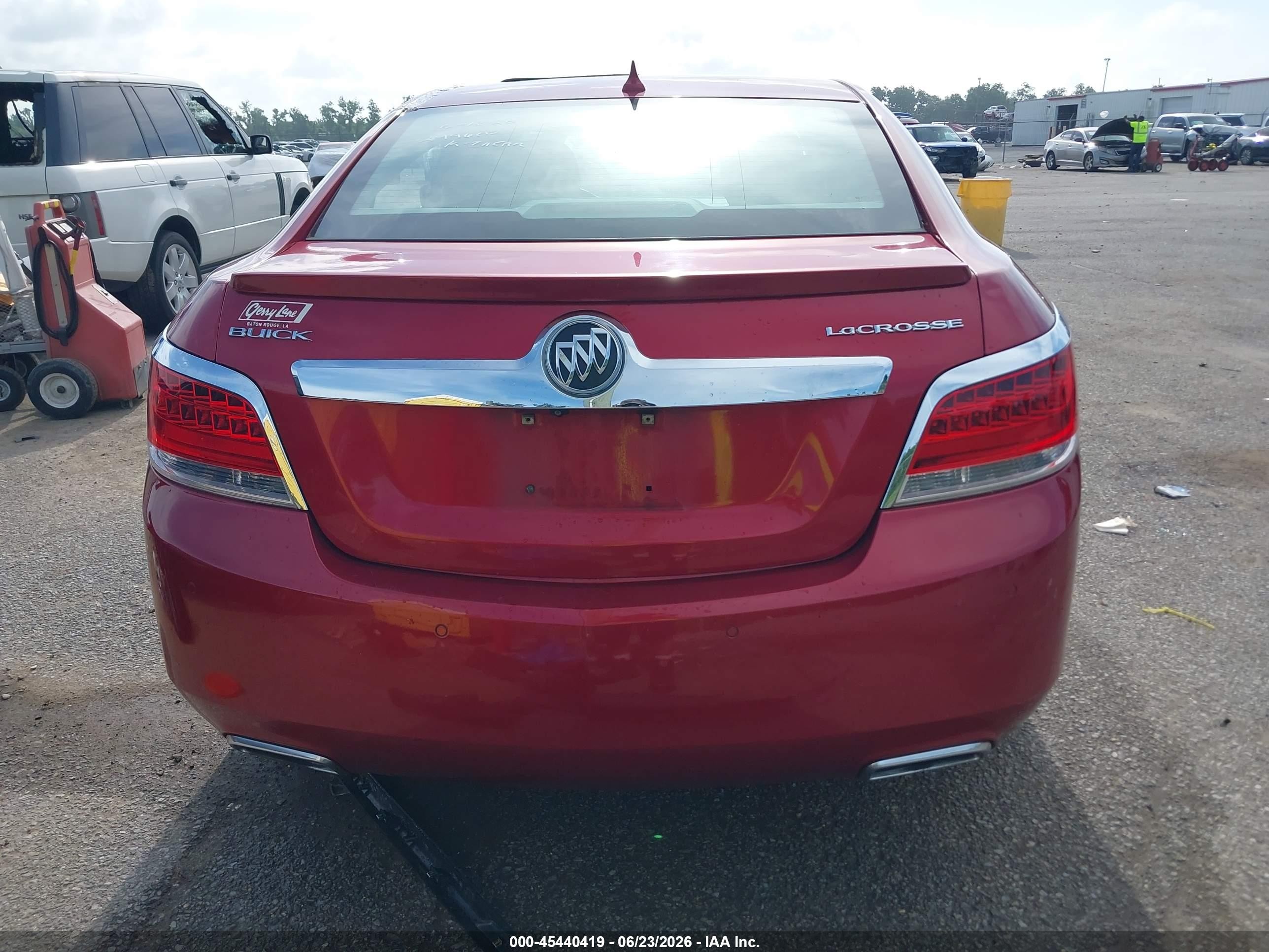 2012 Buick Lacrosse Premium 3 Group Красный vin: 1G4GH5E31CF299602