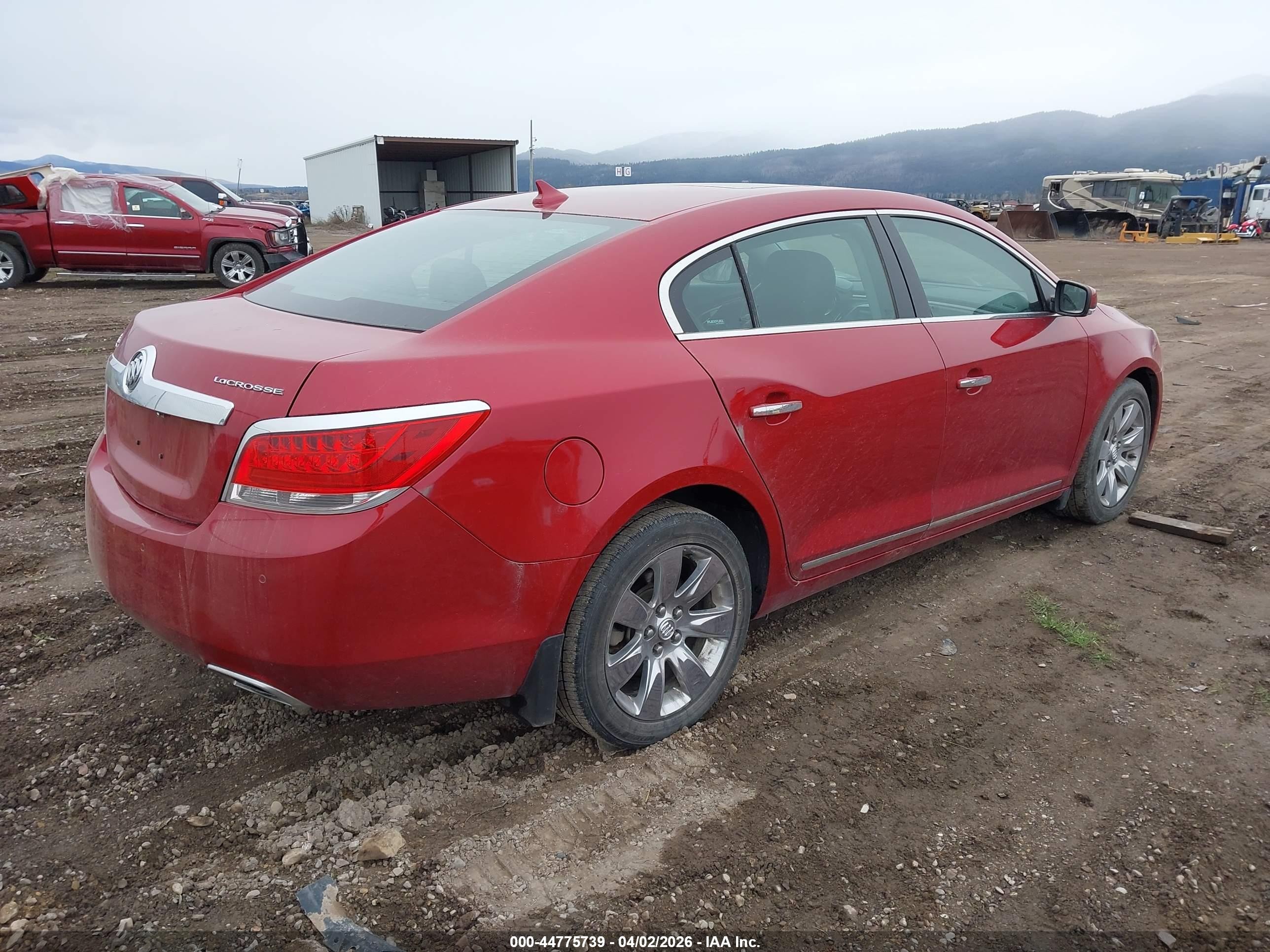 2013 Buick Lacrosse Premium 2 Group Красный vin: 1G4GH5E33DF311511