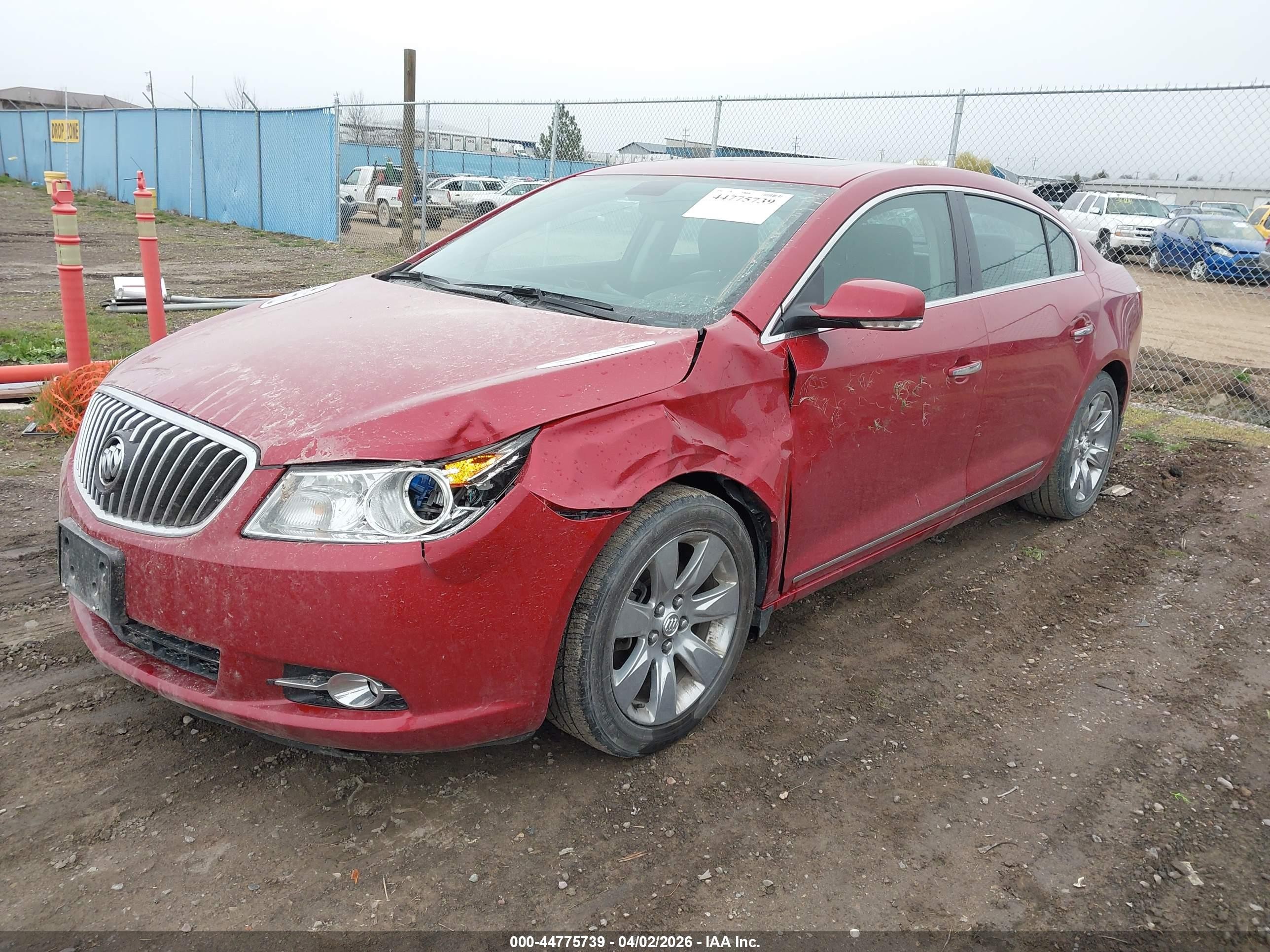 2013 Buick Lacrosse Premium 2 Group Красный vin: 1G4GH5E33DF311511