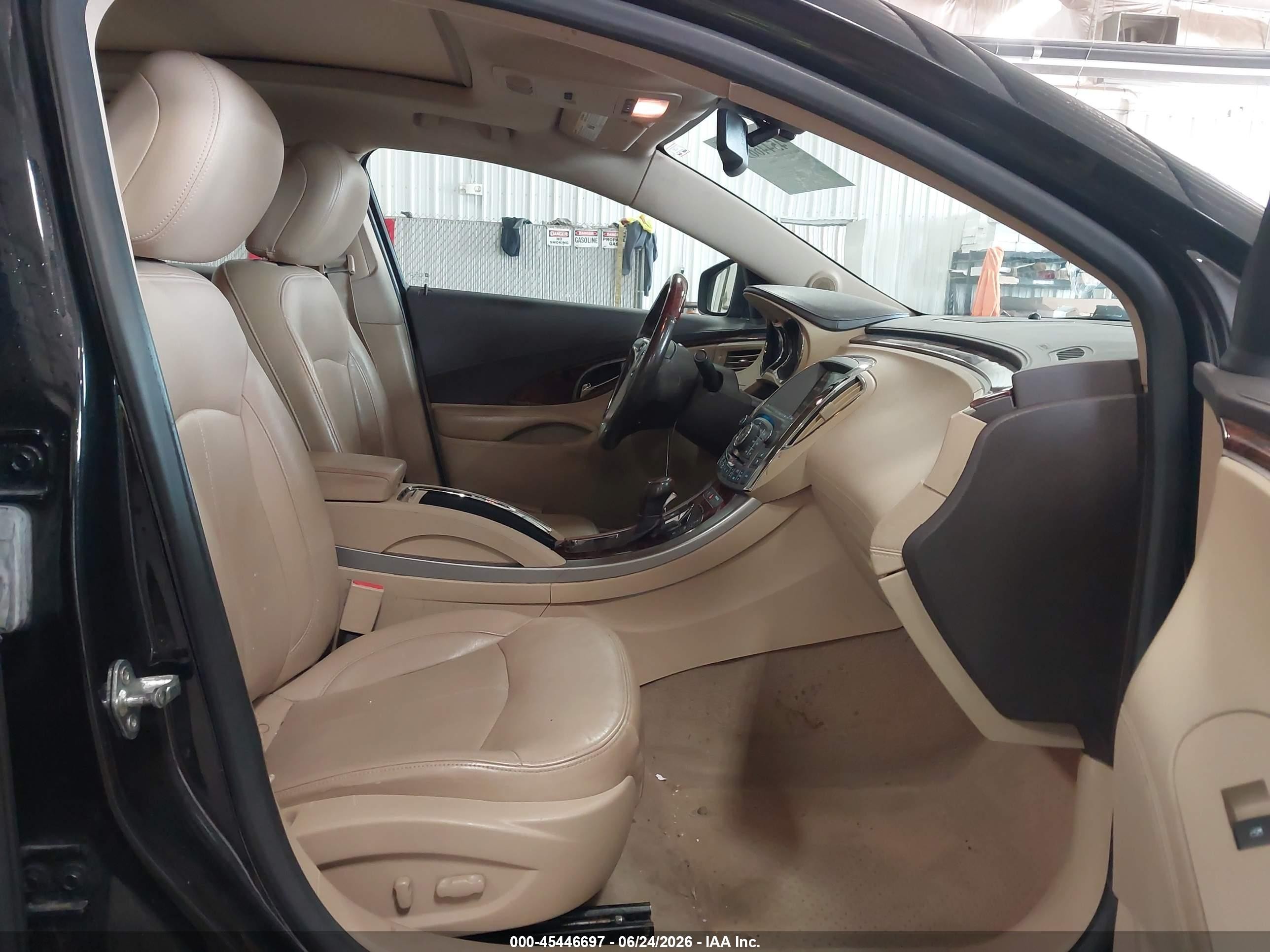 2012 Buick Lacrosse Premium 3 Group Black vin: 1G4GH5E34CF134403