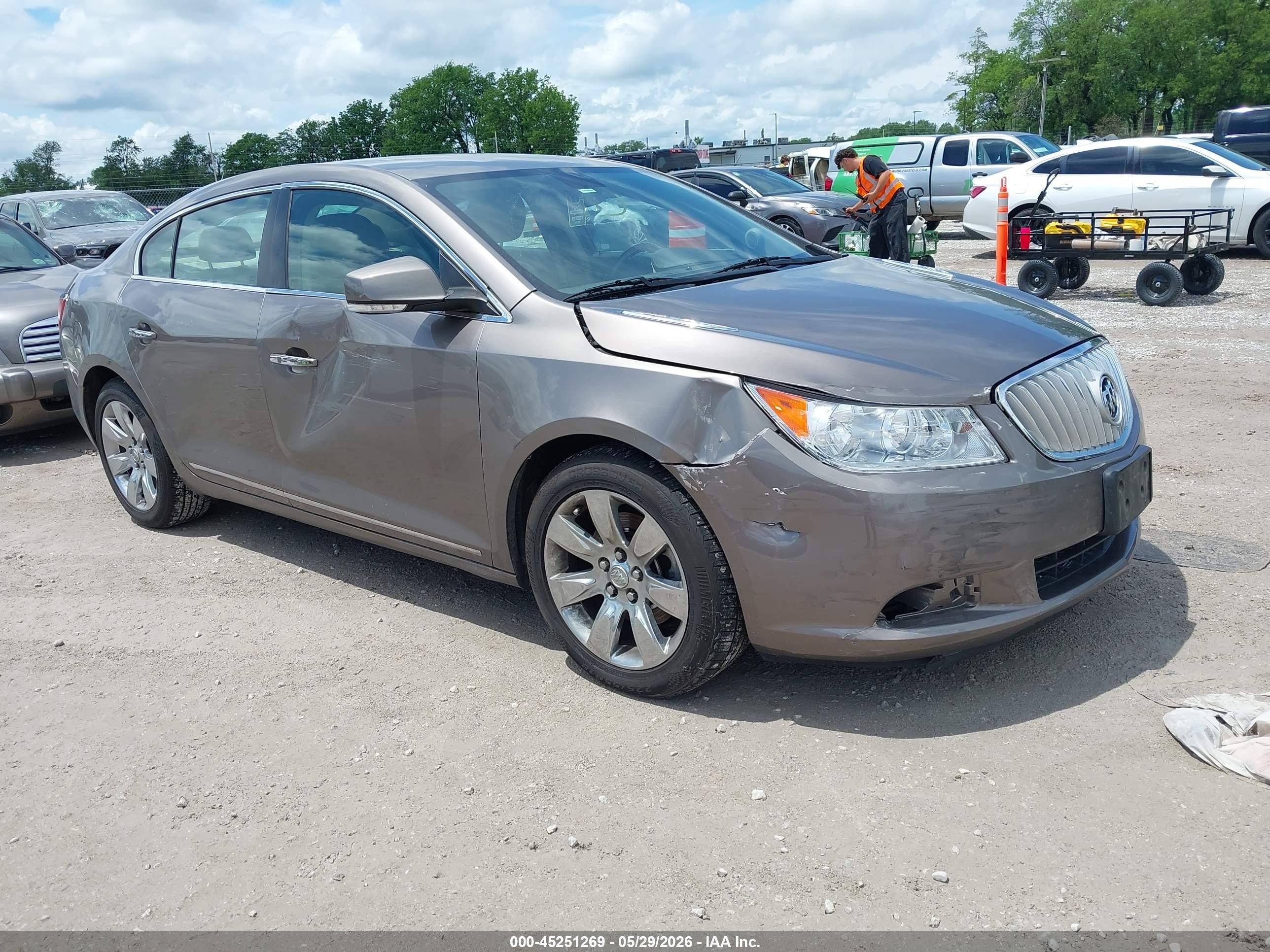 2012 Buick Lacrosse Premium 3 Group Gray vin: 1G4GH5E35CF281202