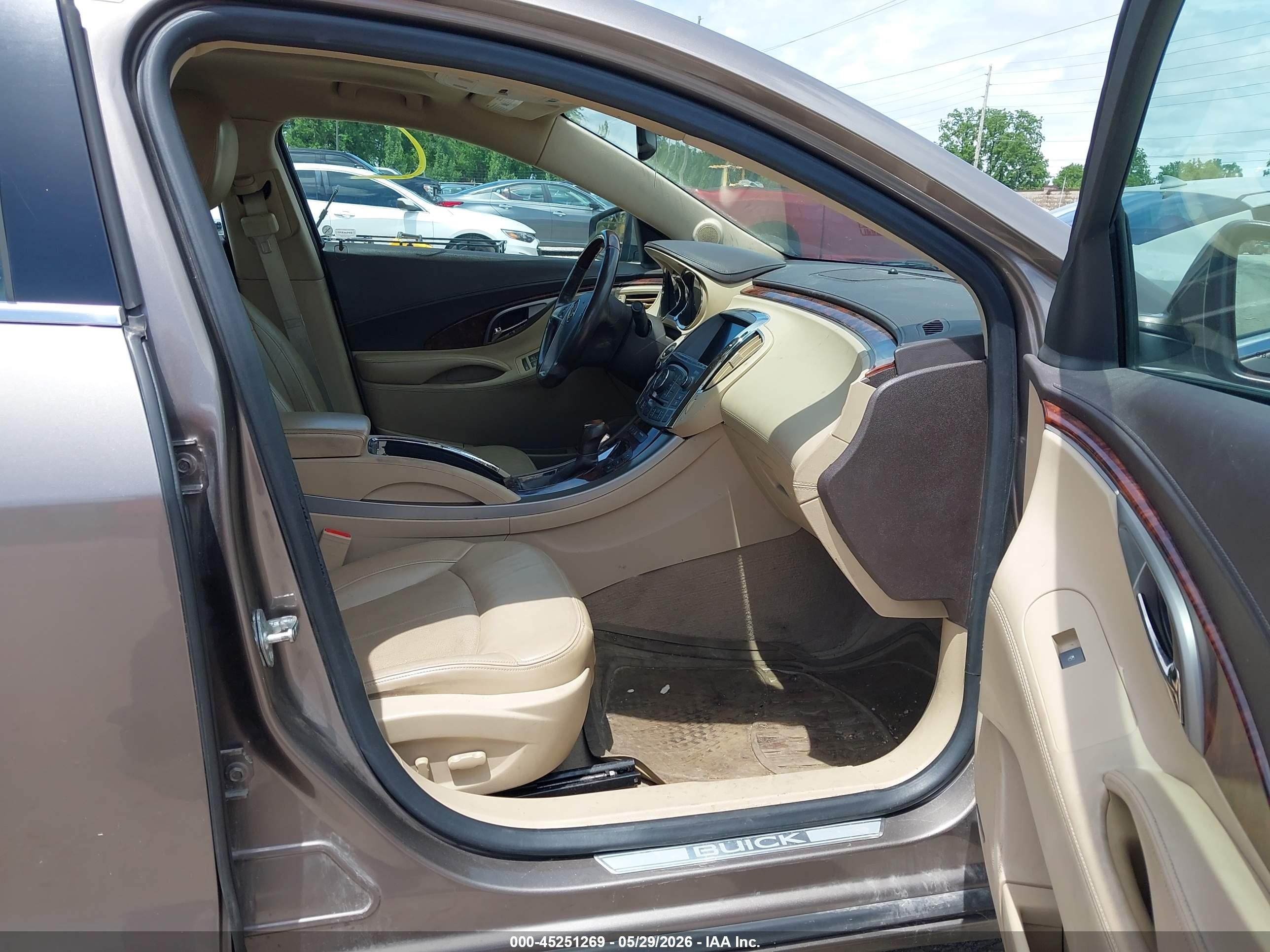 2012 Buick Lacrosse Premium 3 Group Gray vin: 1G4GH5E35CF281202