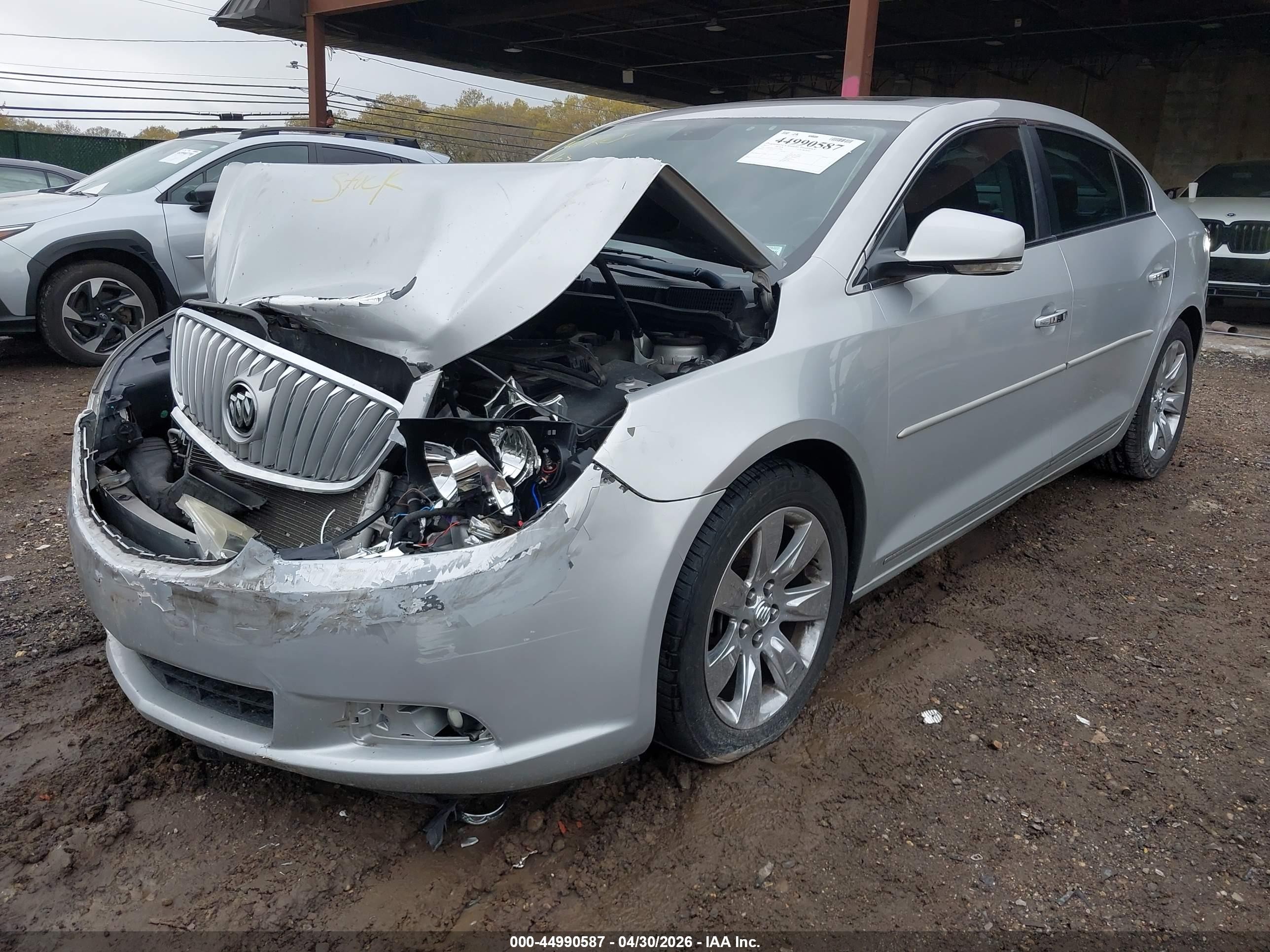 2012 Buick Lacrosse Premium 3 Group Gray vin: 1G4GH5E37CF372486
