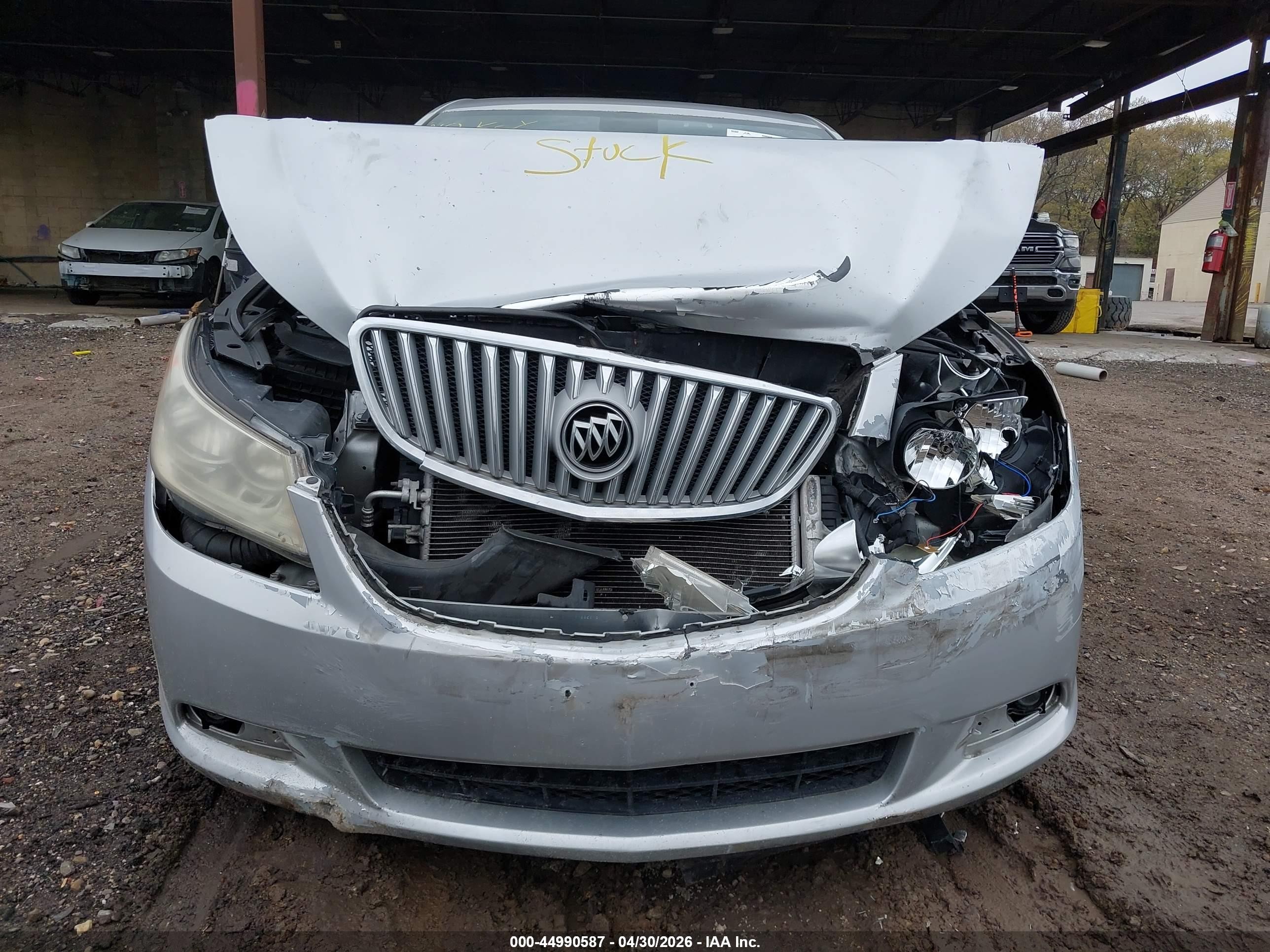 2012 Buick Lacrosse Premium 3 Group Gray vin: 1G4GH5E37CF372486
