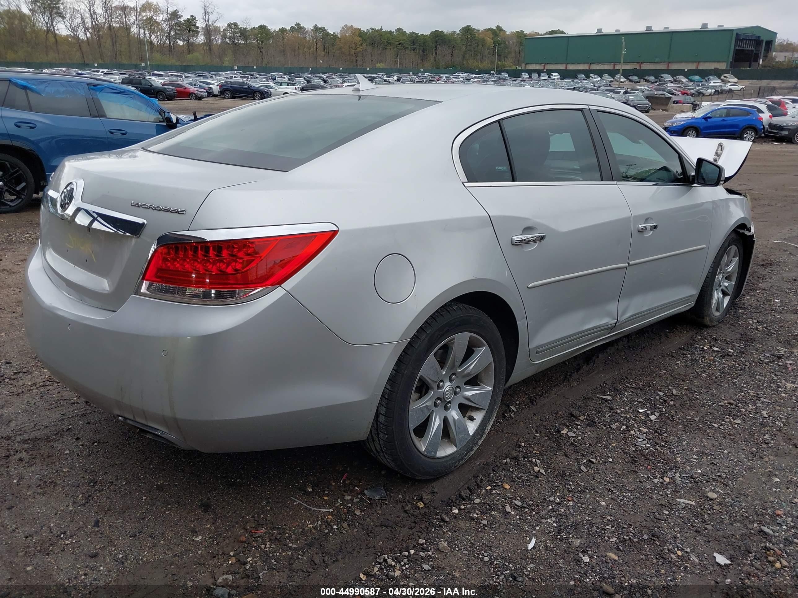 2012 Buick Lacrosse Premium 3 Group Gray vin: 1G4GH5E37CF372486