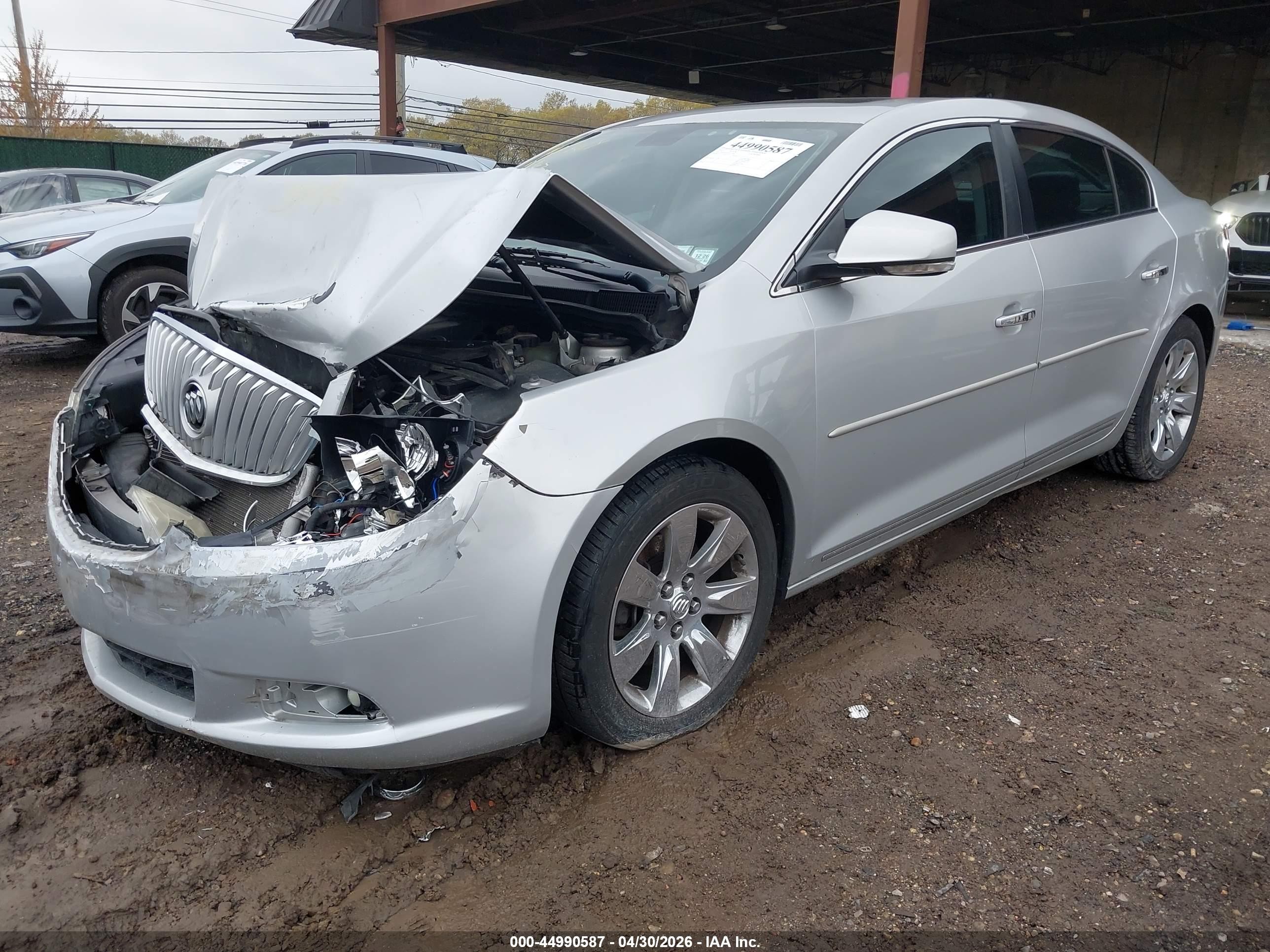 2012 Buick Lacrosse Premium 3 Group Gray vin: 1G4GH5E37CF372486