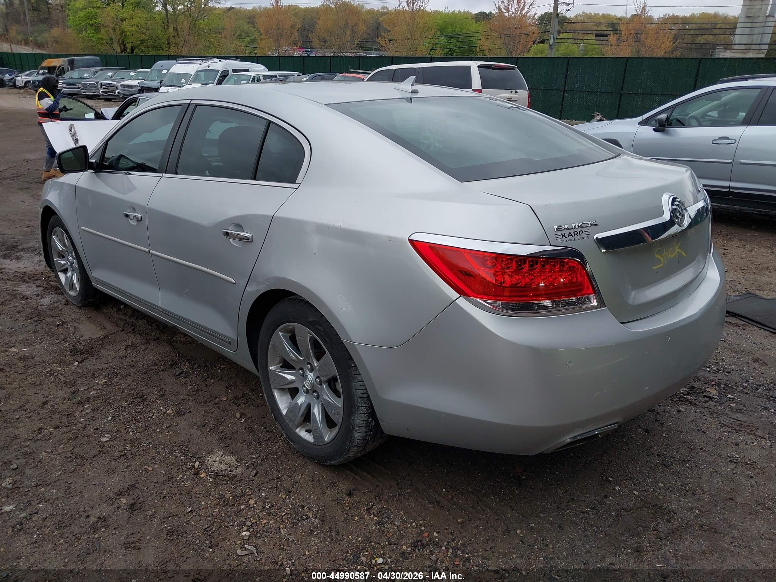 2012 Buick Lacrosse Premium 3 Group Gray vin: 1G4GH5E37CF372486